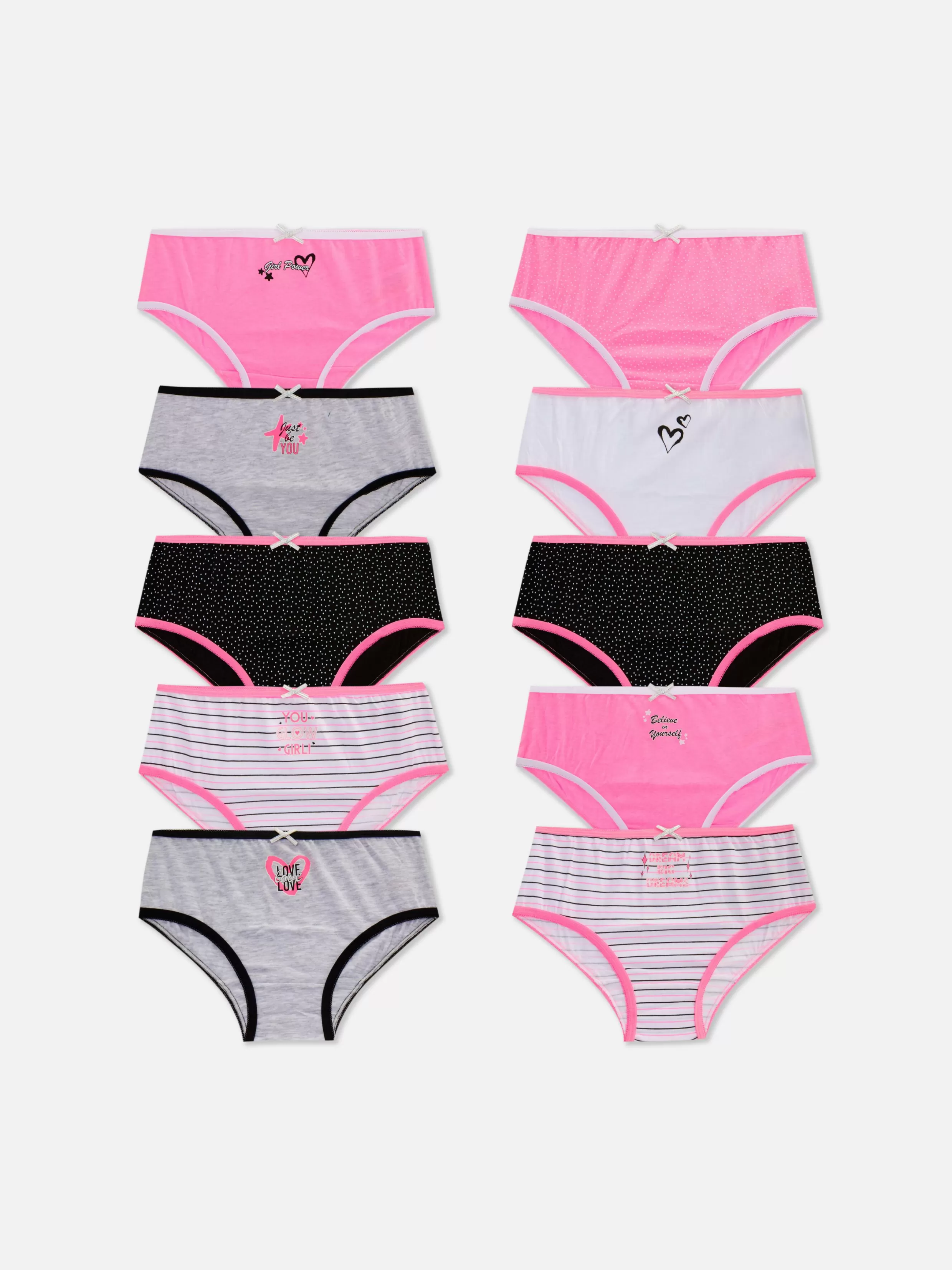 Outlet 10-Pack Graphic Briefs Kids Underwear