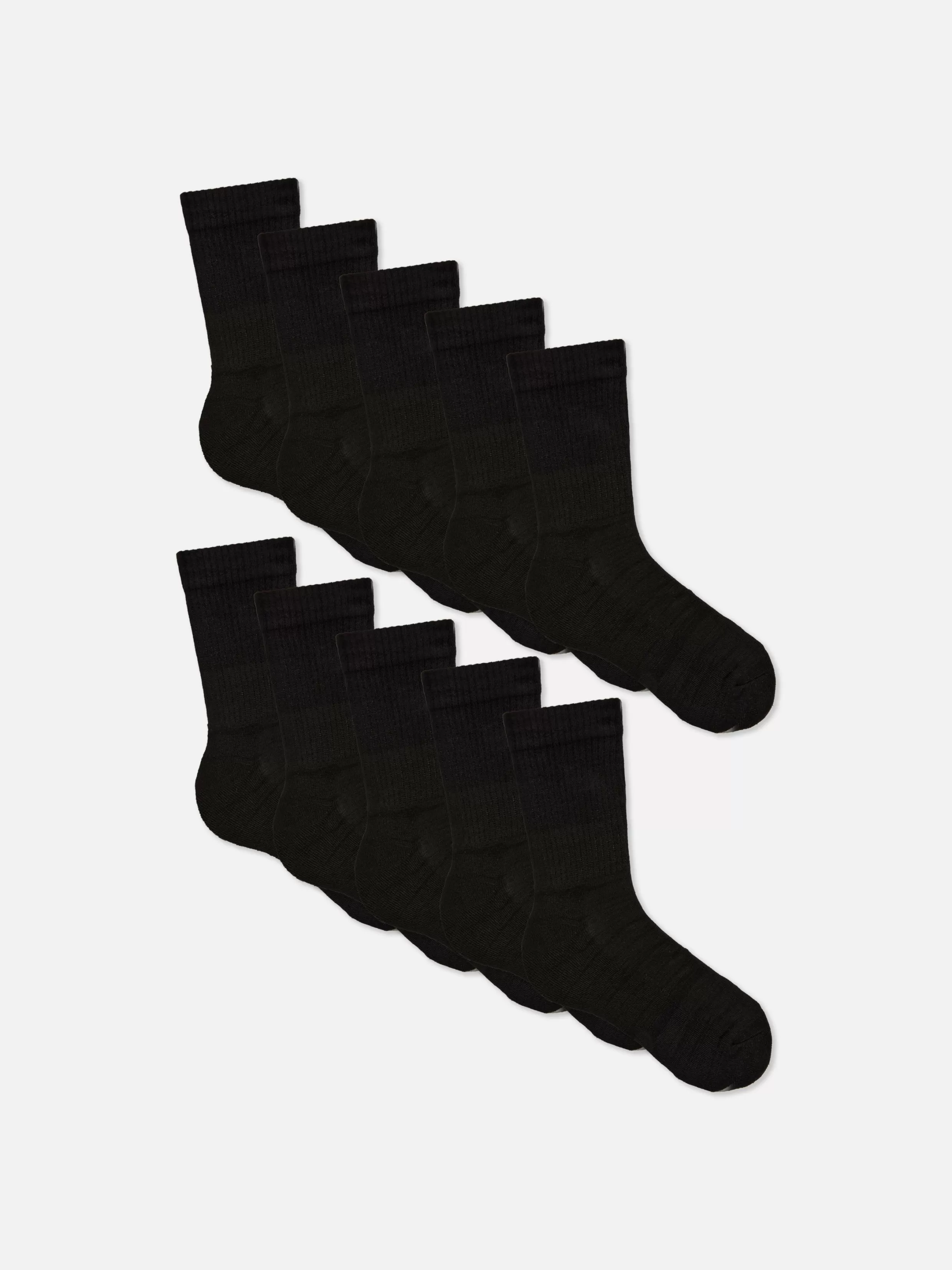 Flash Sale 10-Pack Ribbed Sports Socks Socks