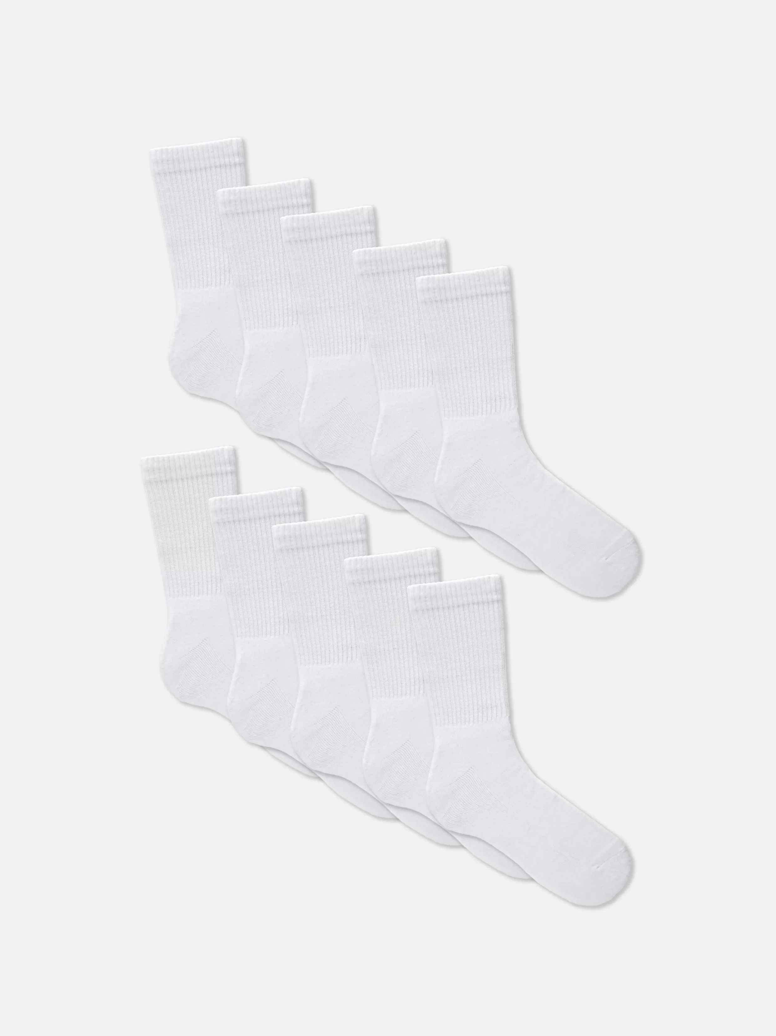 Outlet 10-Pack Ribbed Sports Socks Socks