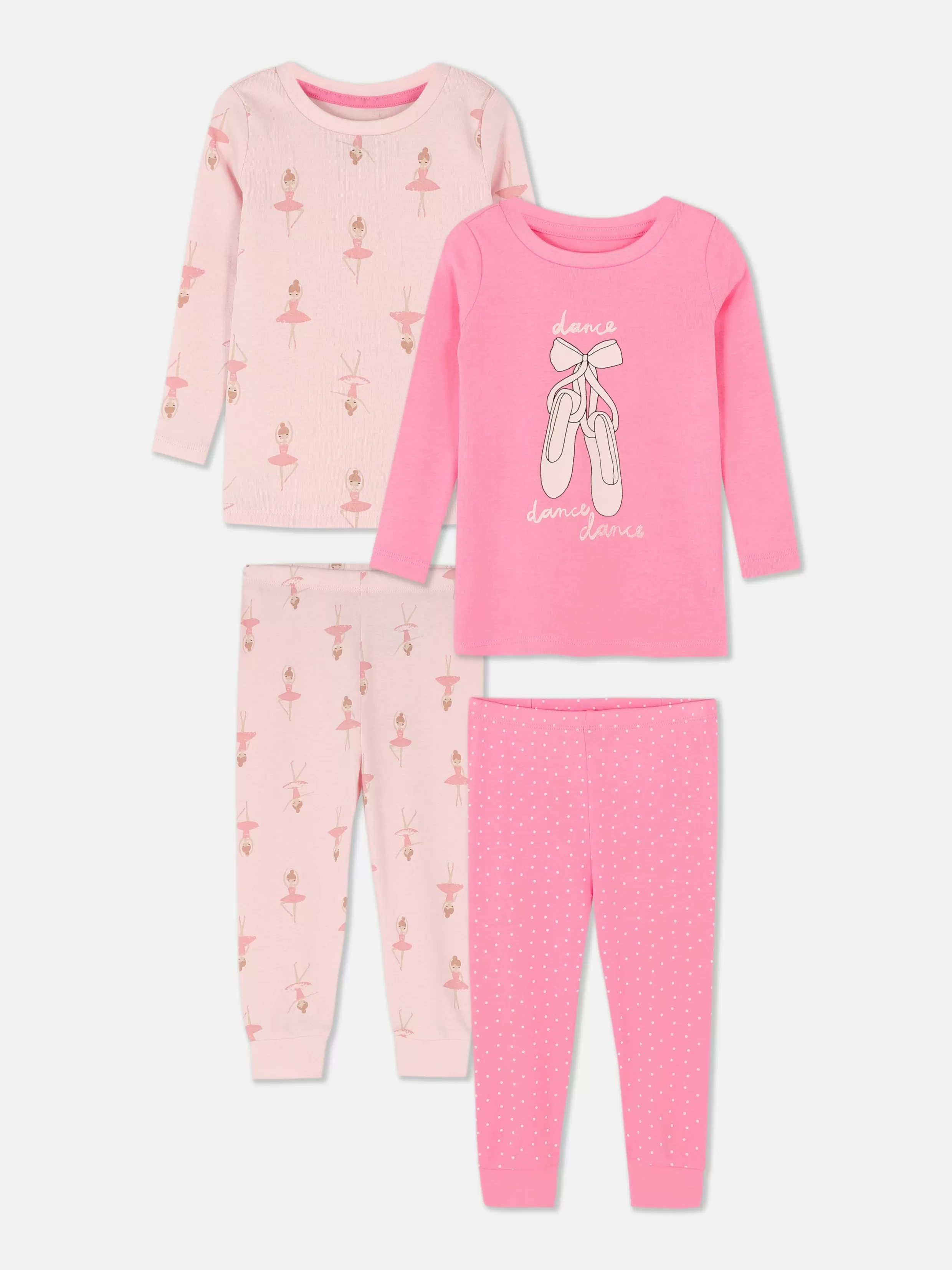 Store 2-Pack Ballerina Graphic Pajamas Pajamas And Sleepwear