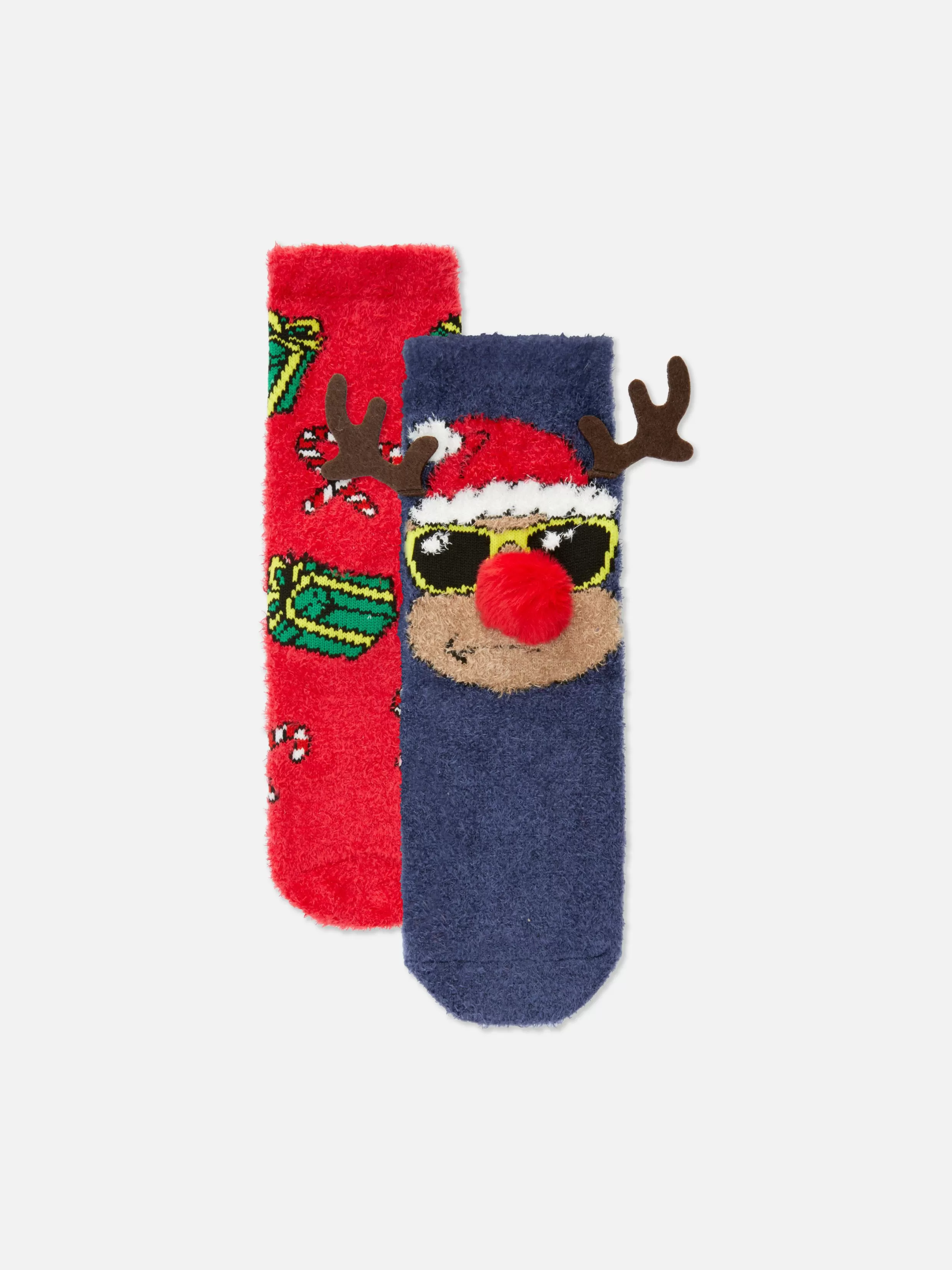 Hot 2-Pack Christmas Cozy Socks Kids/BOY Socks