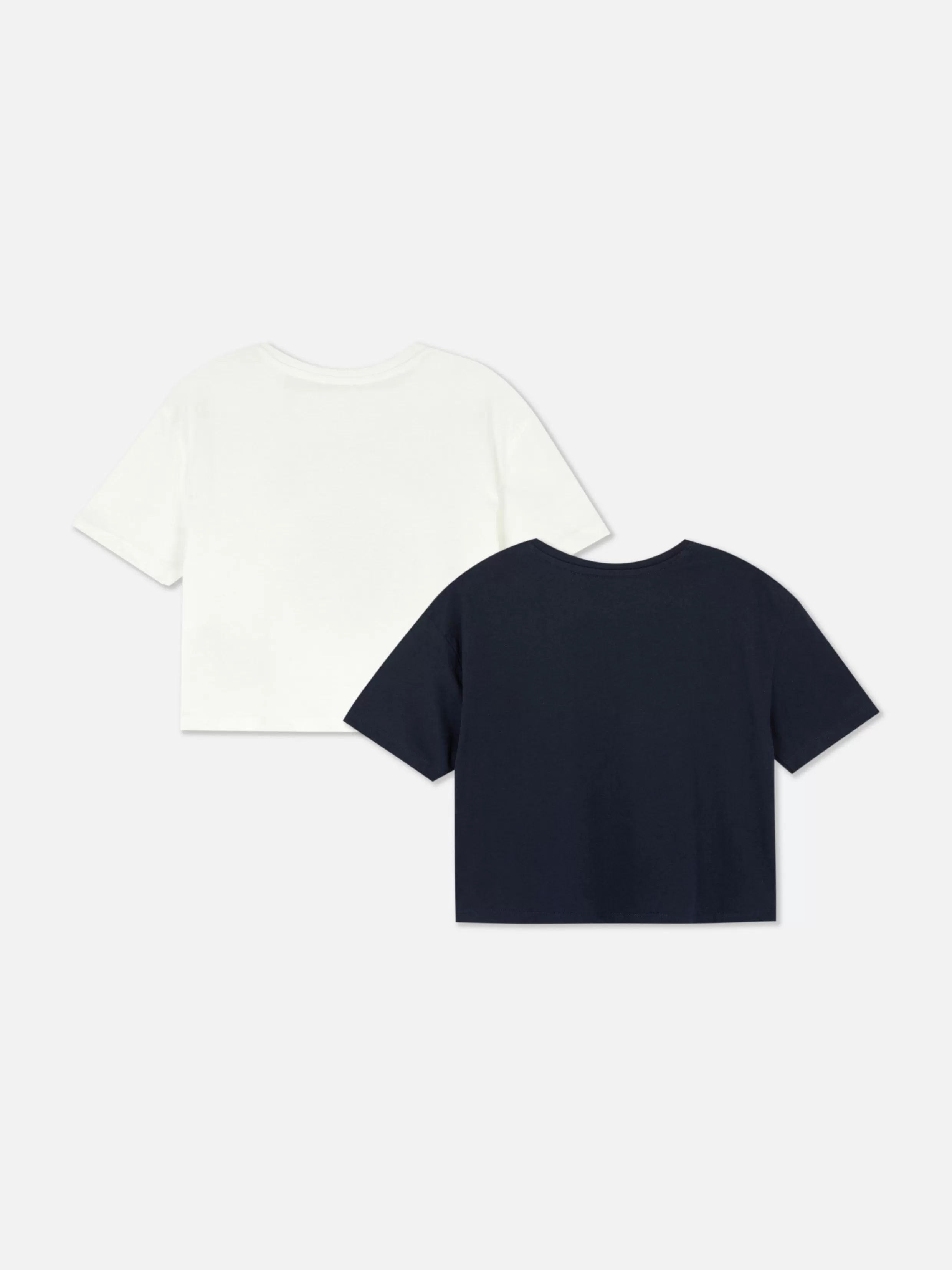 Online 2-Pack Cropped T-shirts Kids Tops And T-Shirts