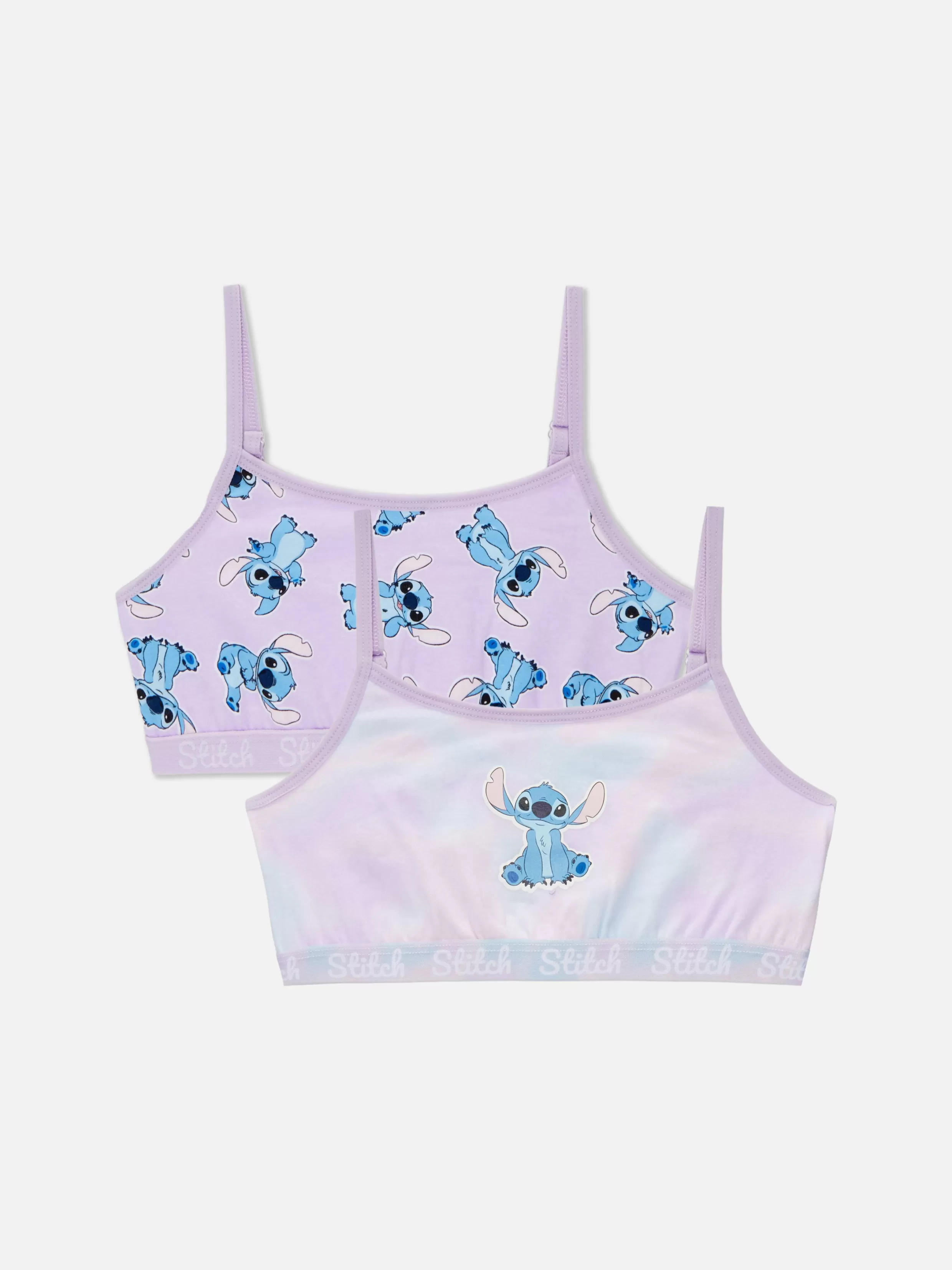 New 2-Pack Disney’s Stitch Cropped Vests Kids Underwear