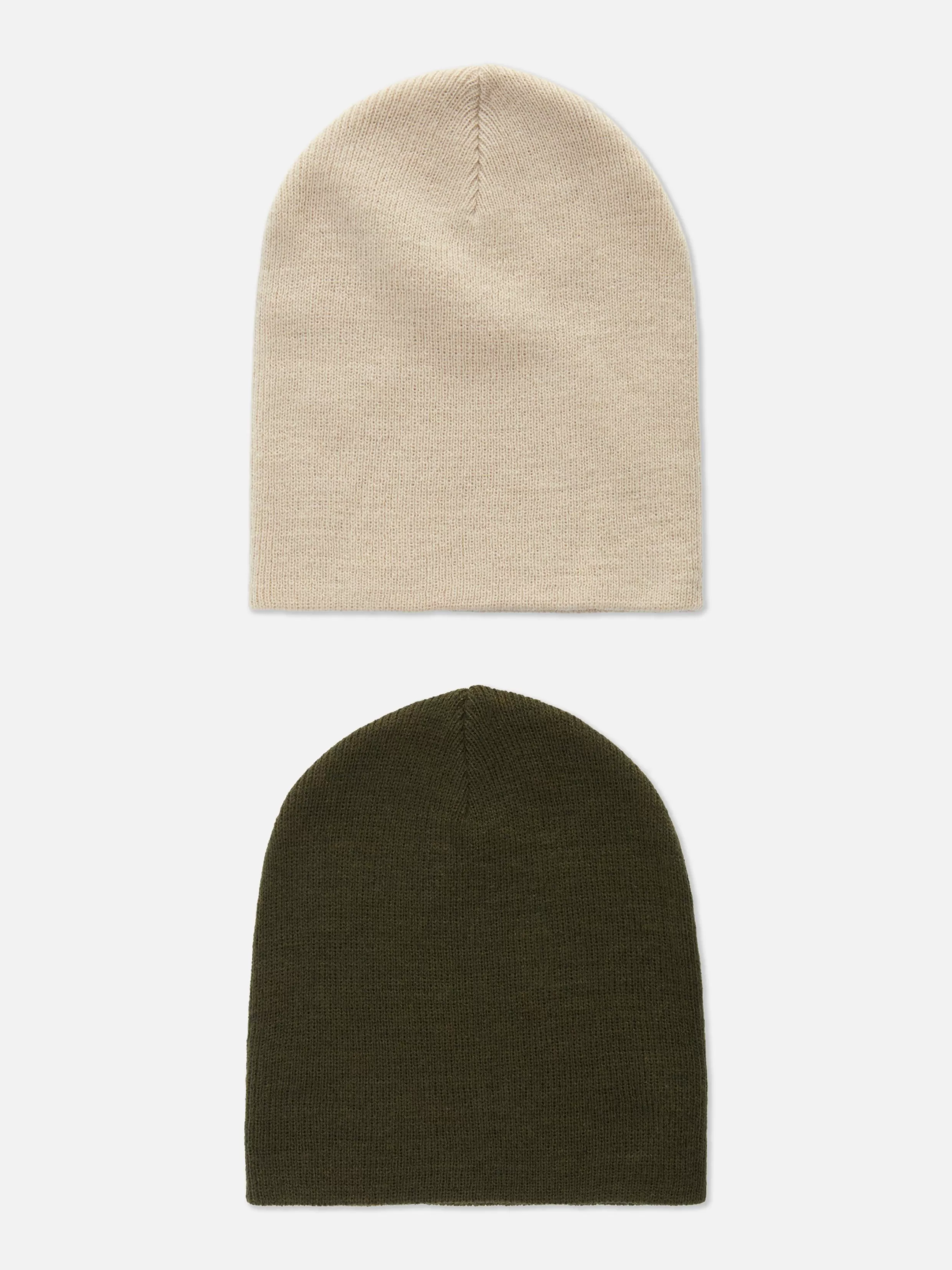 Shop 2-Pack Fine Knit Beanie Hats Hats, Gloves And Scarves