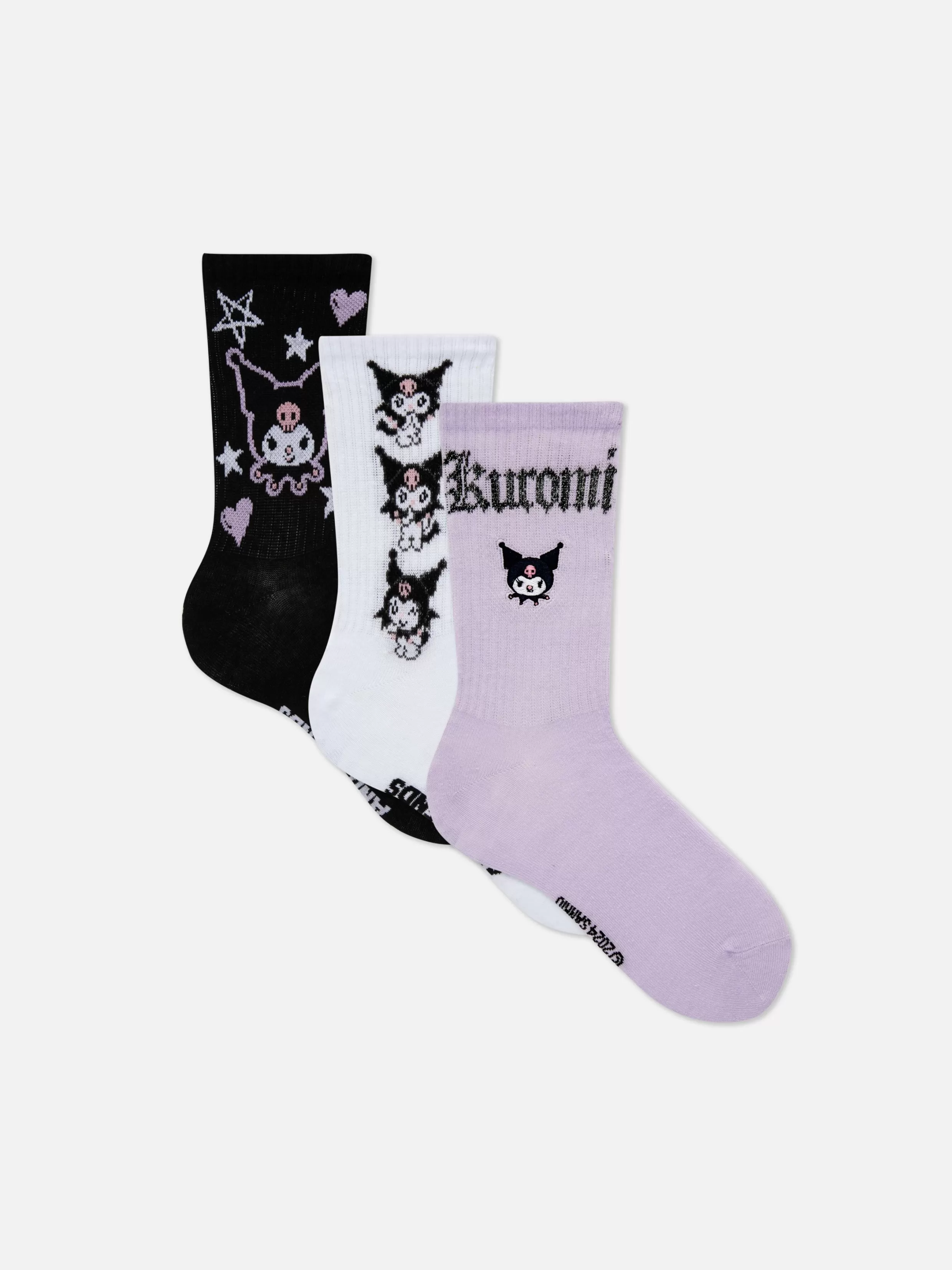 Best Sale 2-Pack Hello Kitty Kuromi Crew Socks Women Socks