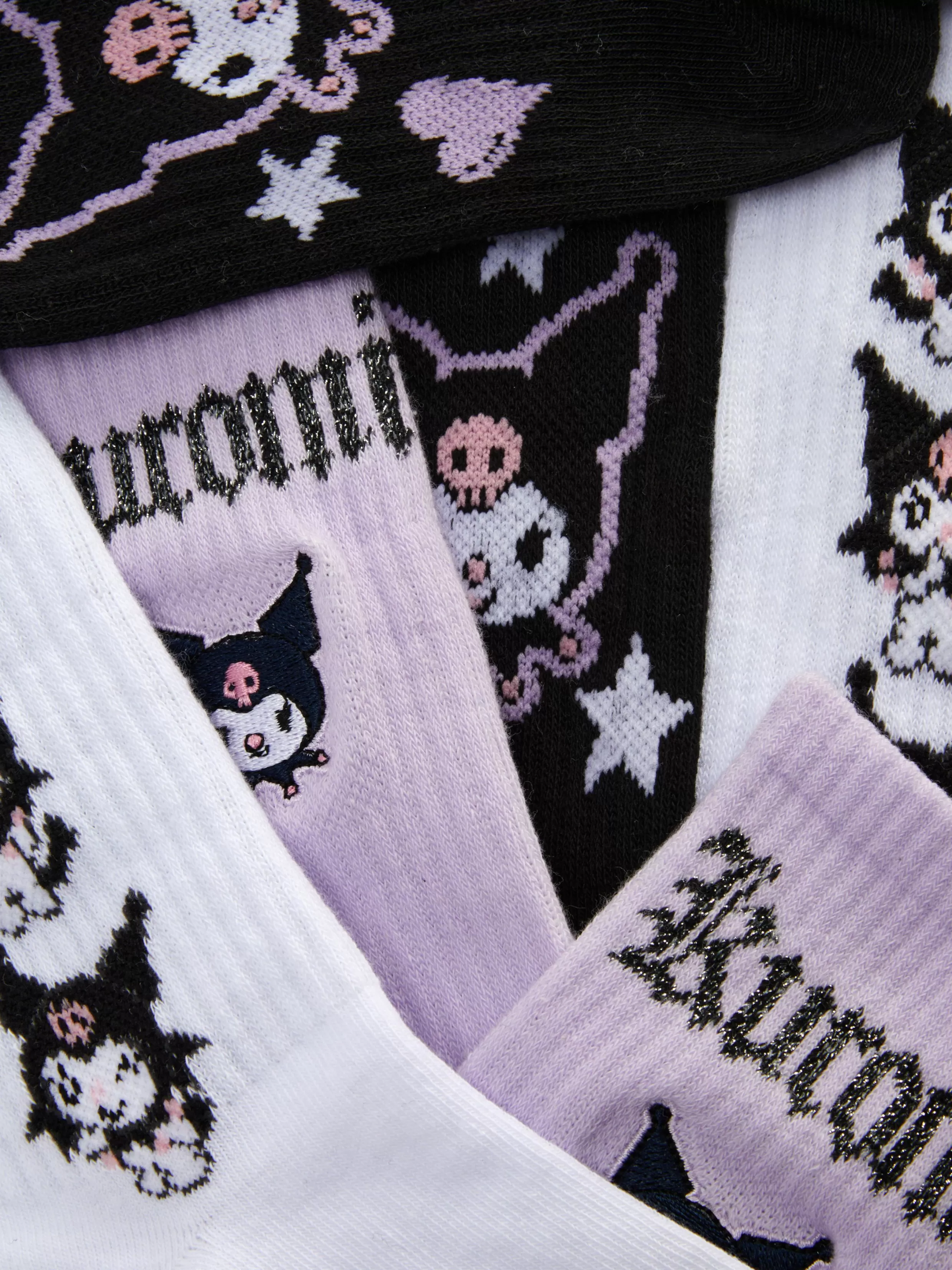 Best Sale 2-Pack Hello Kitty Kuromi Crew Socks Women Socks