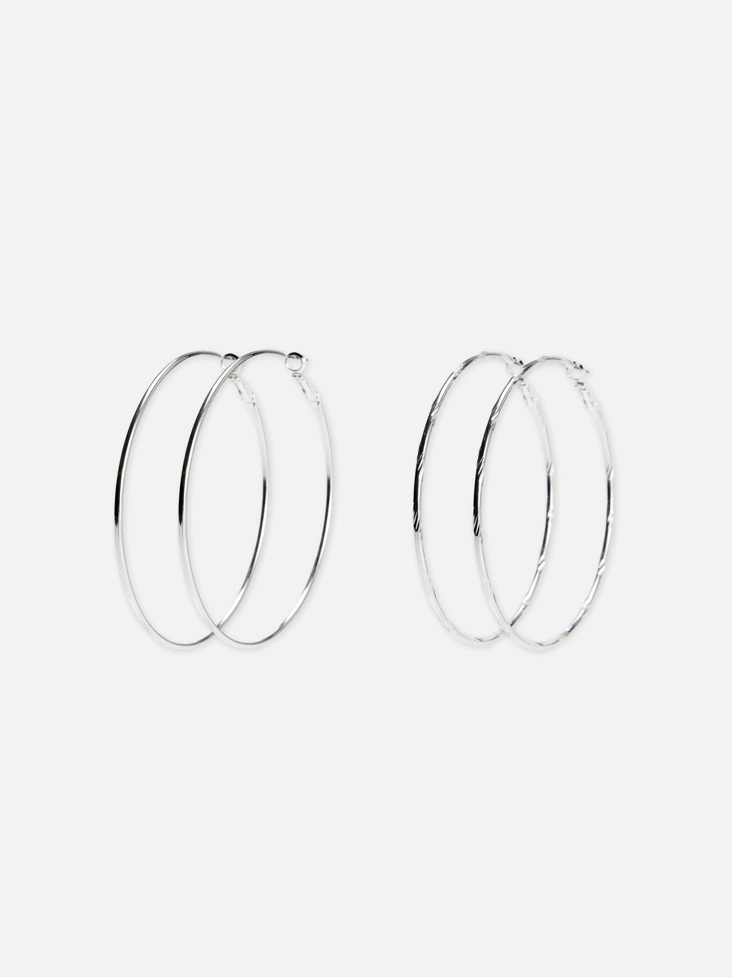 Shop 2-Pack Large Hoop Earrings Women Jewelry