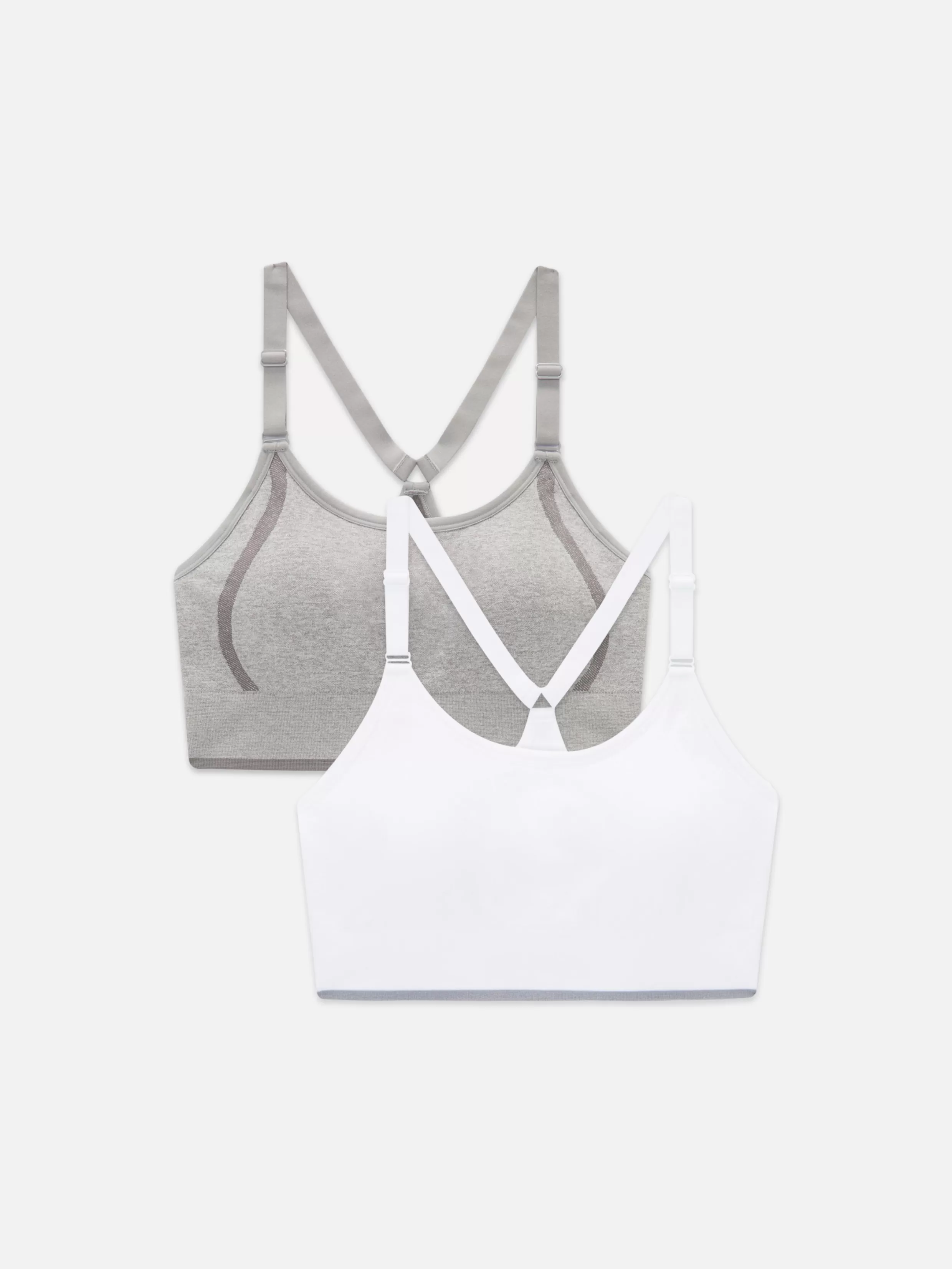 Clearance 2-Pack Seamless Racerback Sports Bras Women Bras