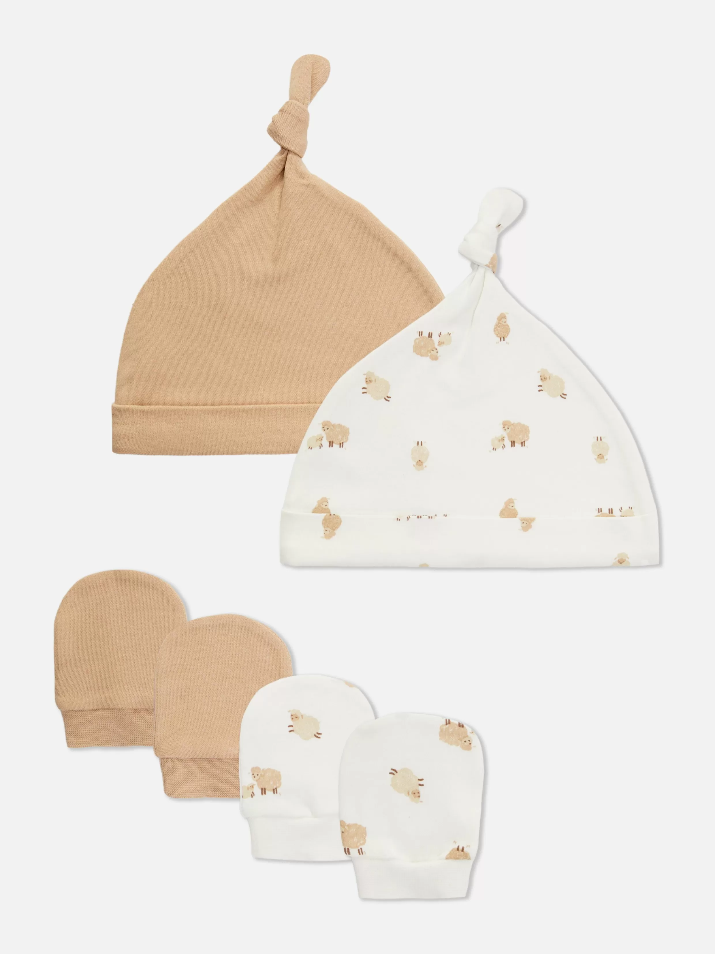 Sale 2-Pack Sheep Hat And Mittens Set Hats And Mittens