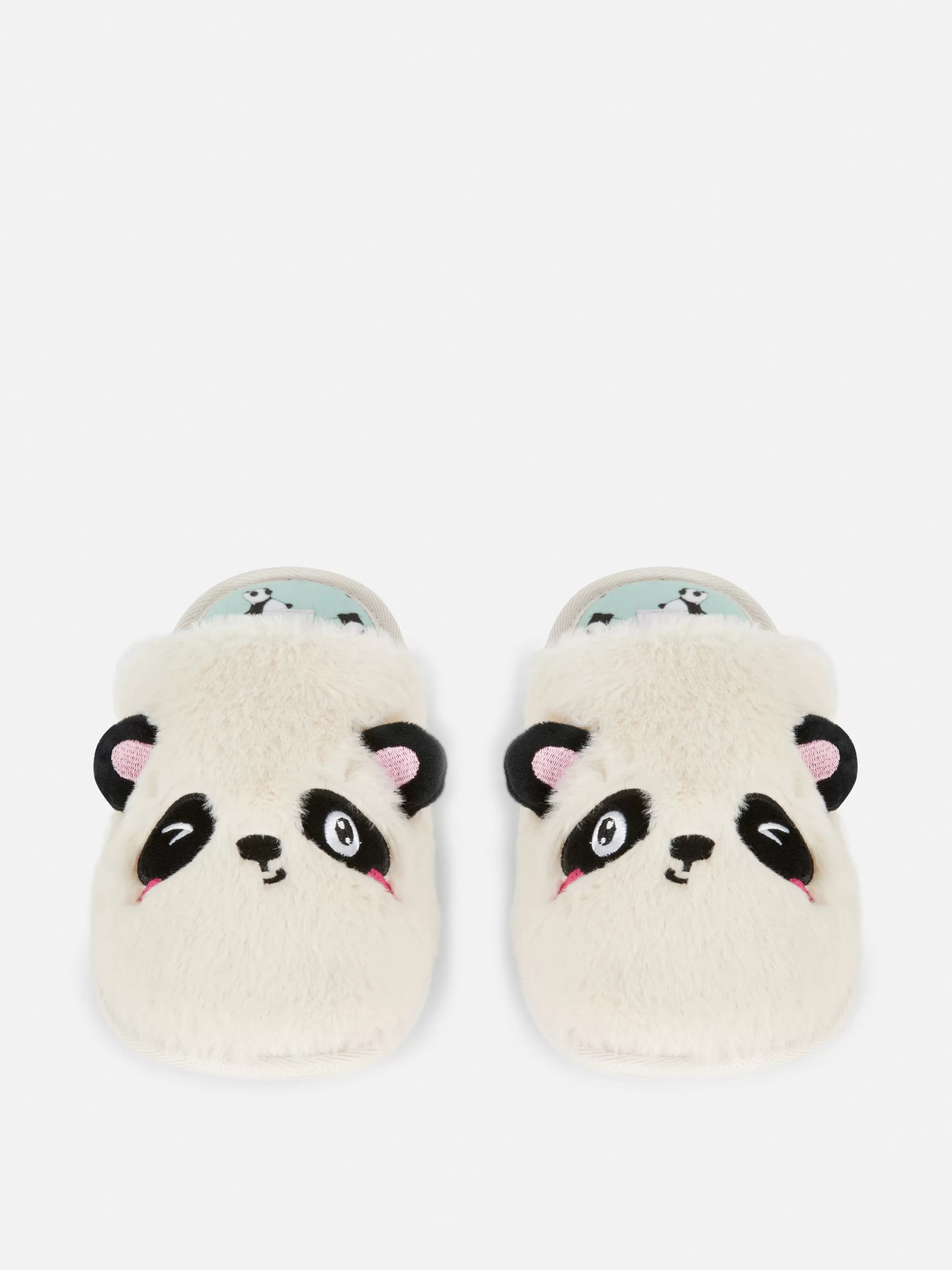 Clearance 3D Panda Mule Slippers Kids Slippers