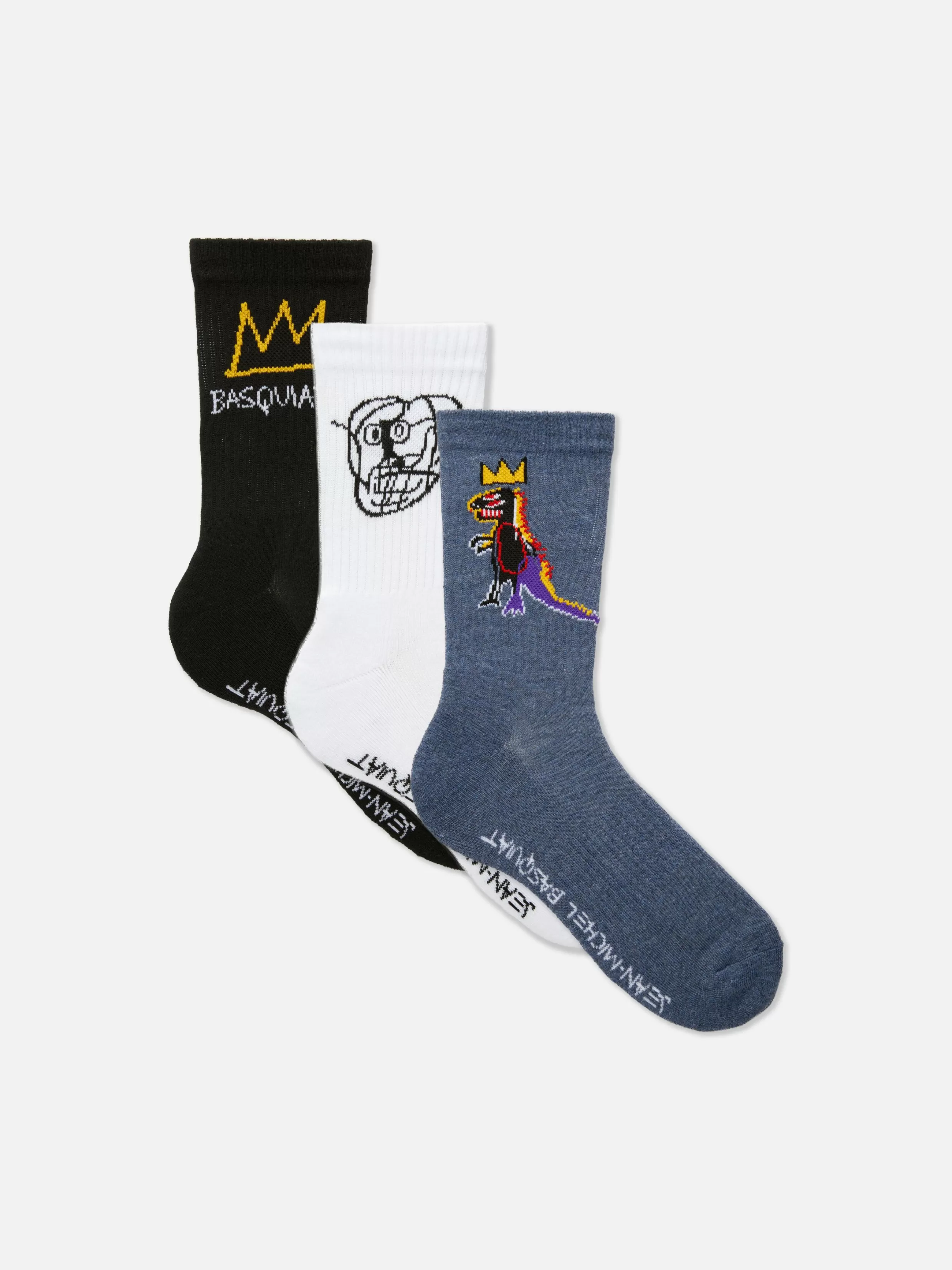 Clearance 3-Pack Basquiat Crew Socks Socks