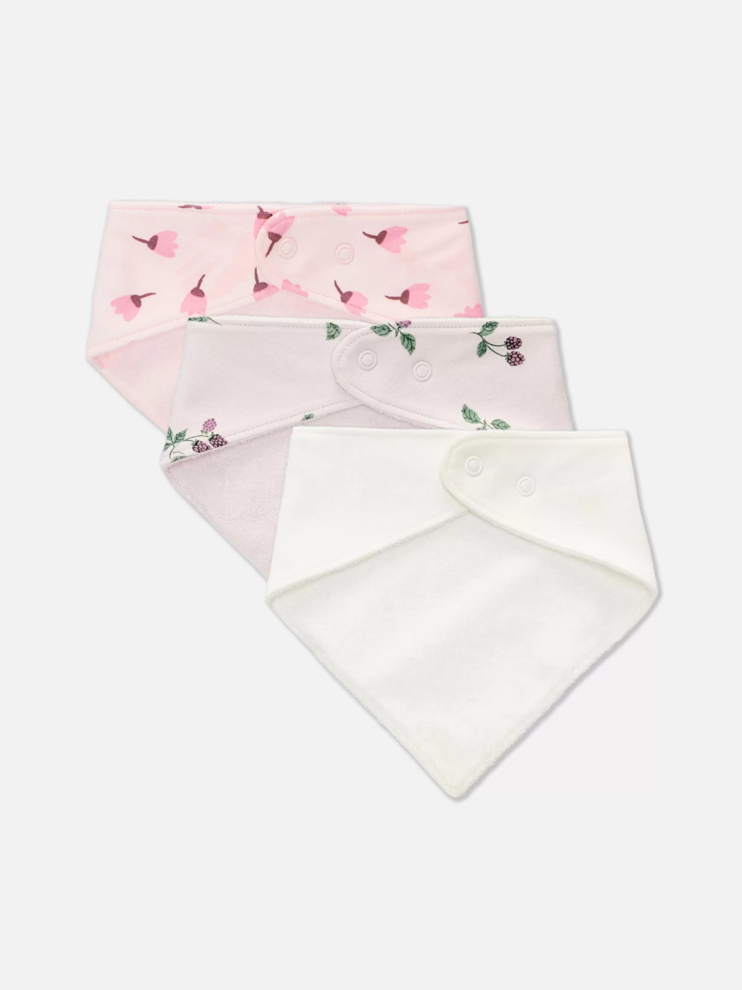 Cheap 3-Pack Berry Graphic Bandana Bibs Nursing And First Foods