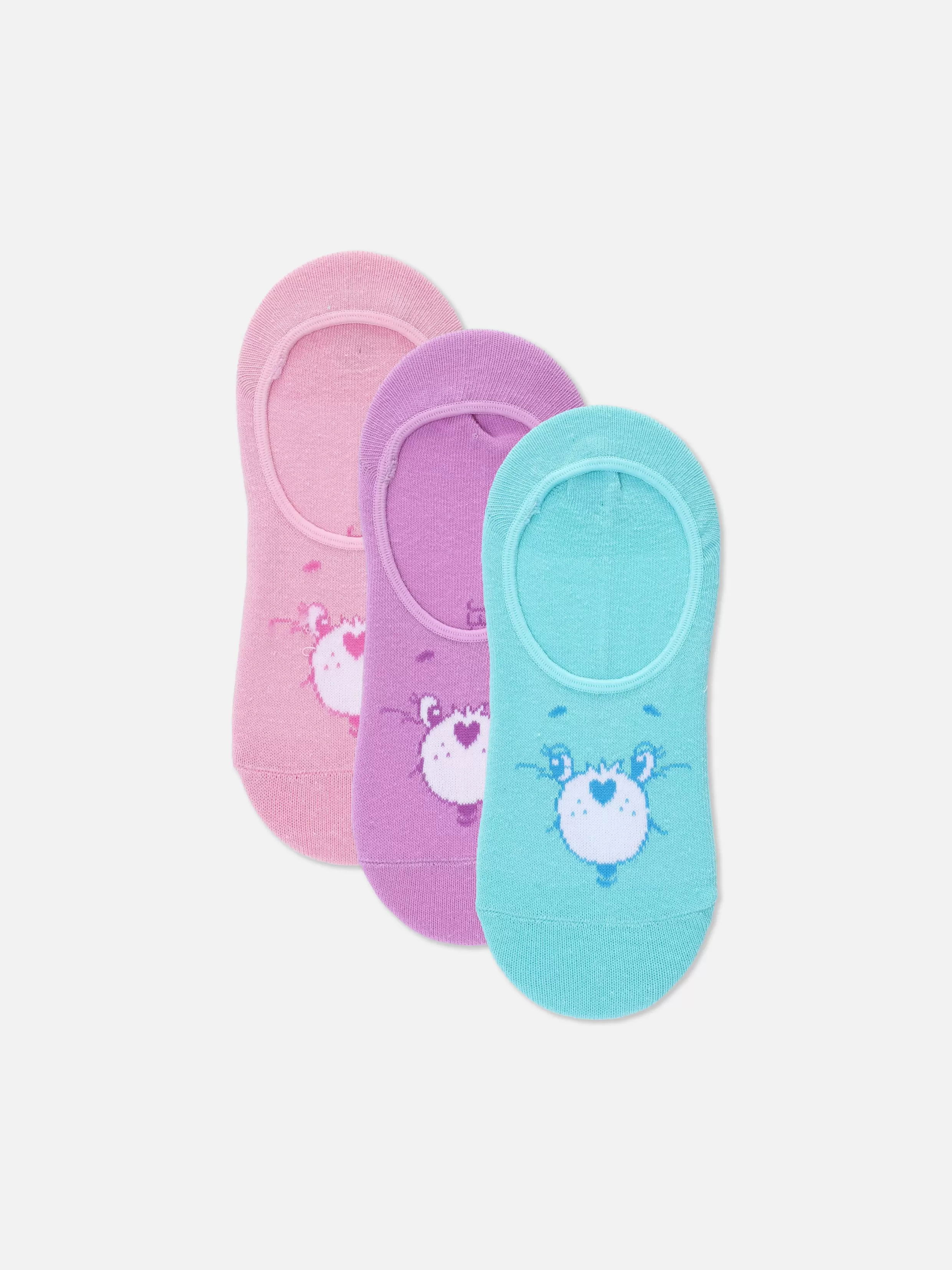 Clearance 3-Pack Care Bears Invisible Socks Women Socks