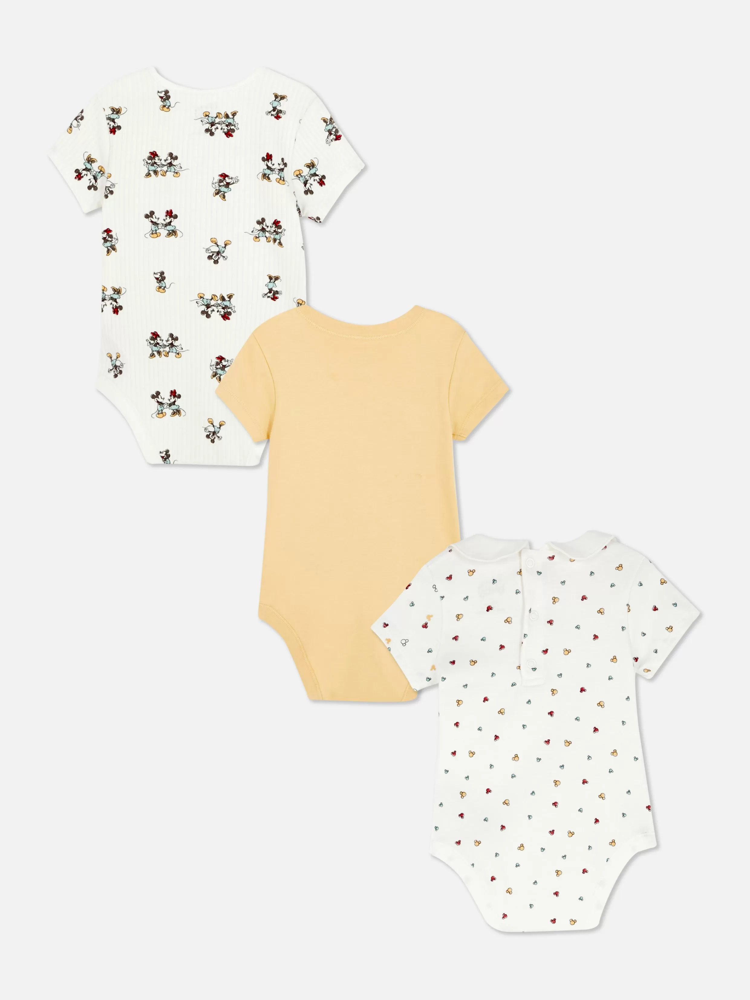 New 3-Pack Disney’s Mickey And Minnie Mouse Bodysuits Bodysuits And Tanks