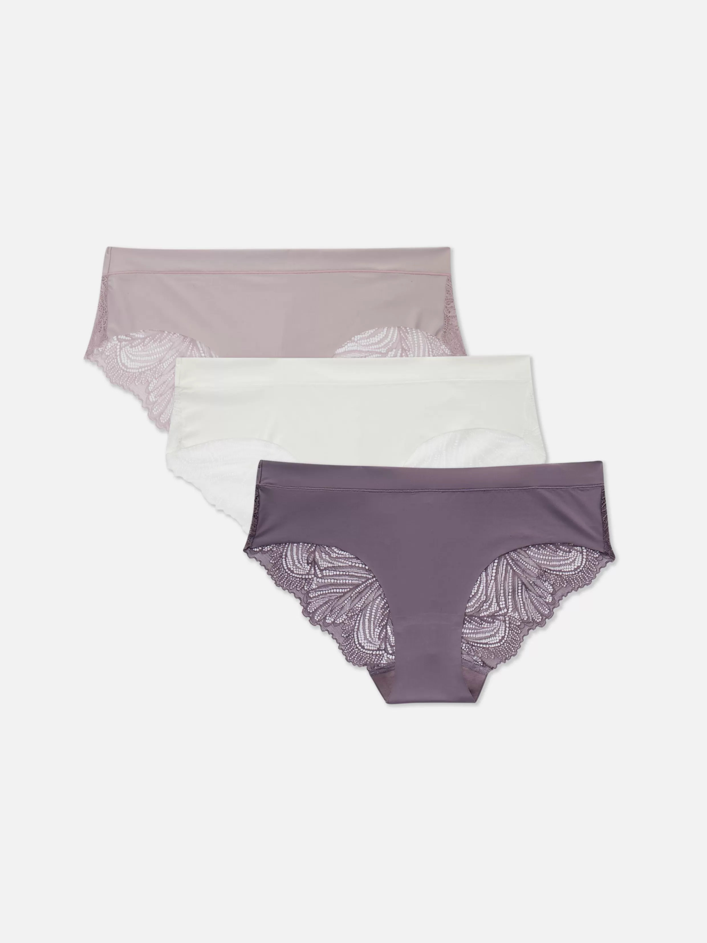 Online 3-Pack Invisible Lace-Back Brazilian Briefs Women Underwear