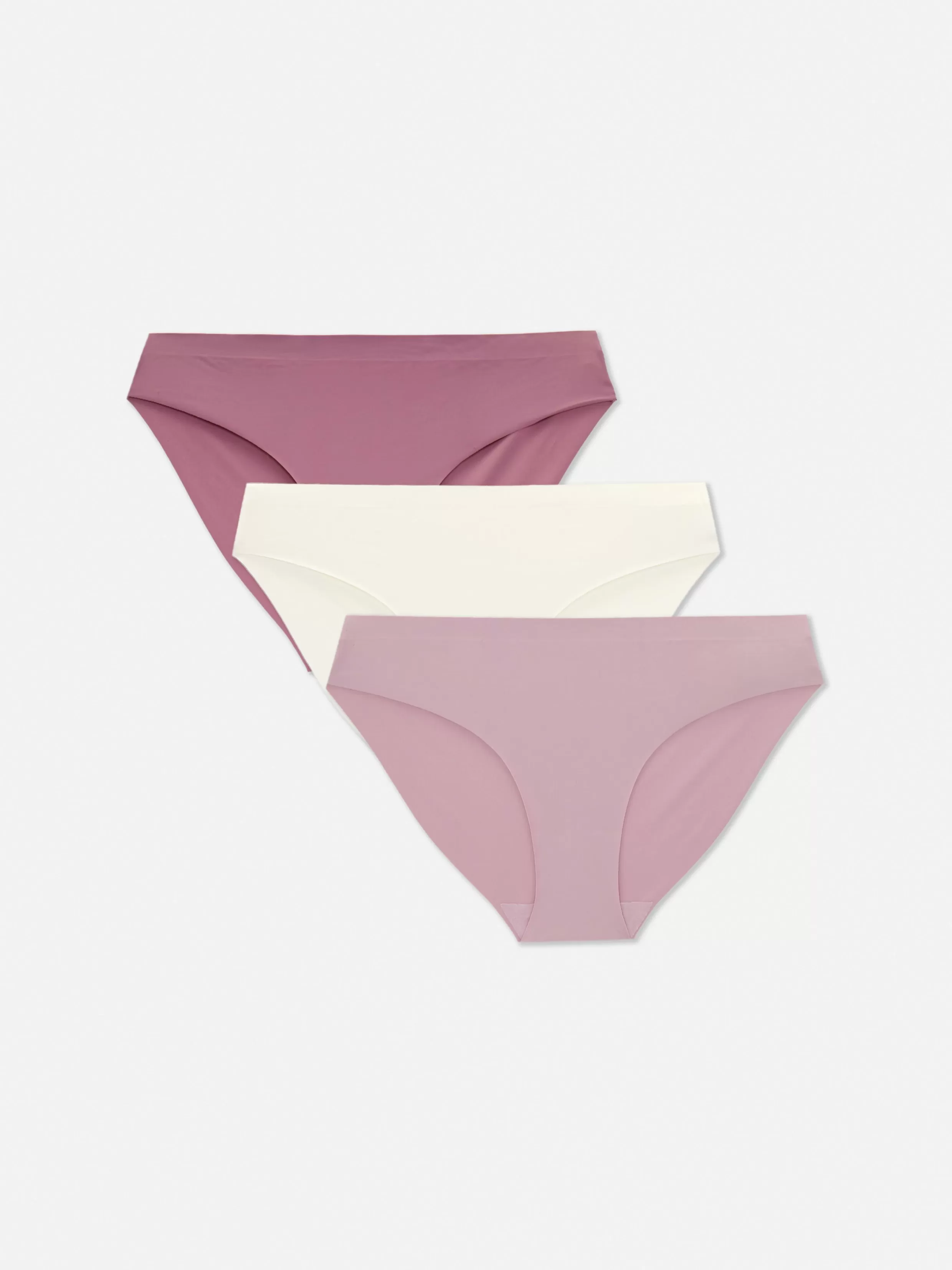 Online 3-Pack Invisible Mini Briefs Women Underwear