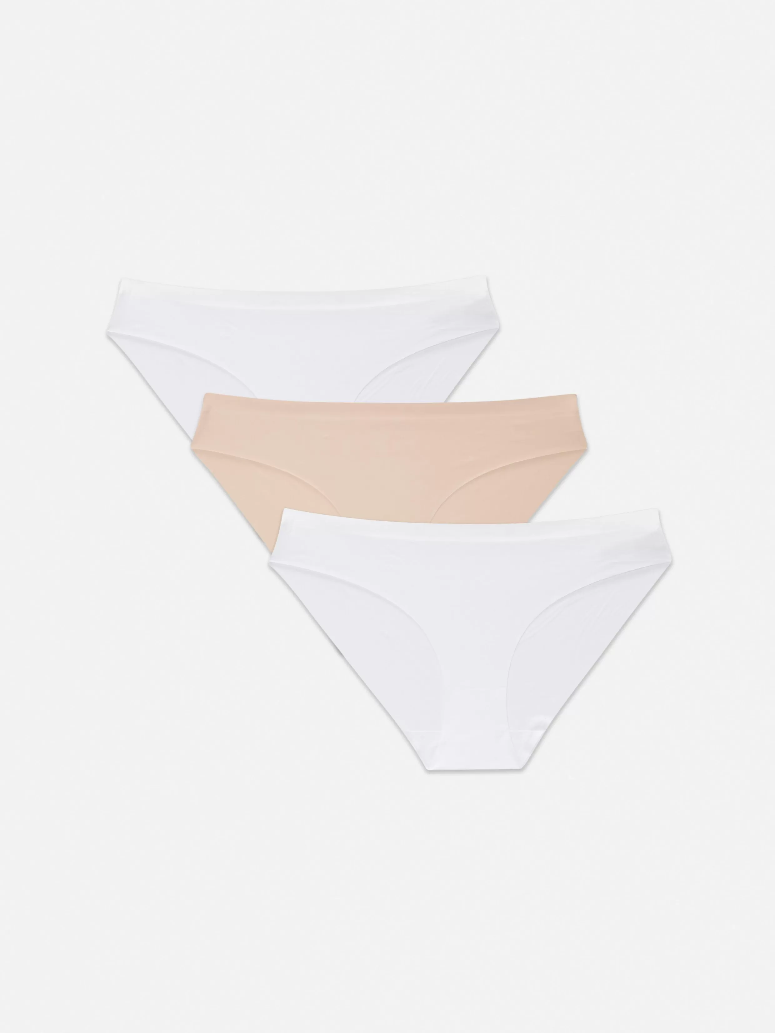 New 3-Pack Invisible Mini Briefs Women Underwear