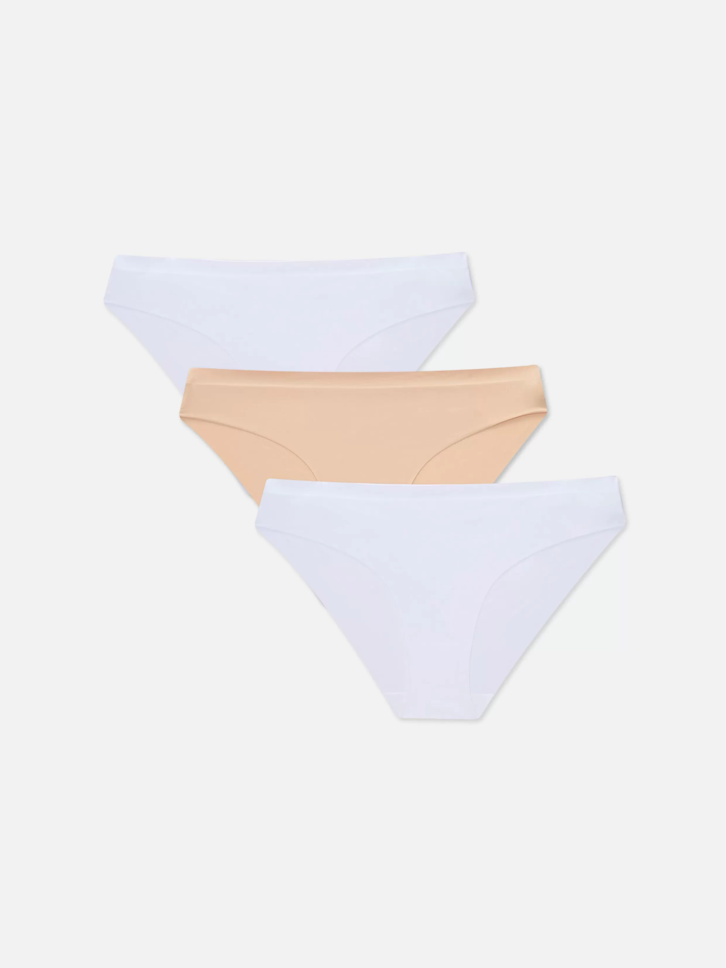 New 3-Pack Invisible Mini Briefs Women Underwear