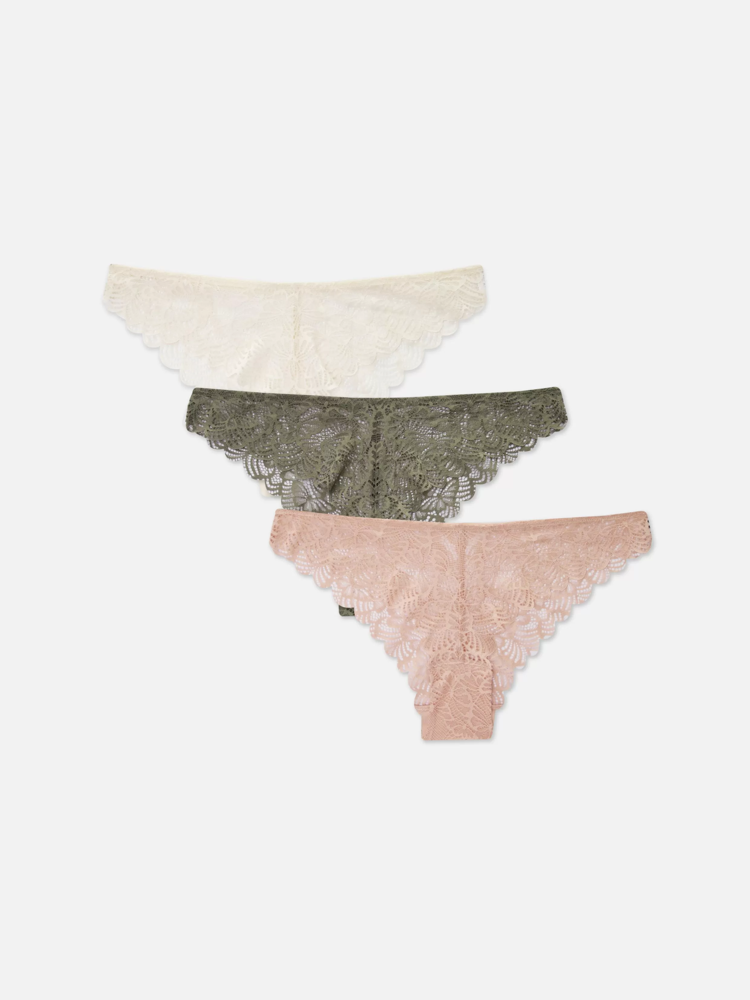 Best 3-Pack Lace Brazilian Briefs Women Underwear