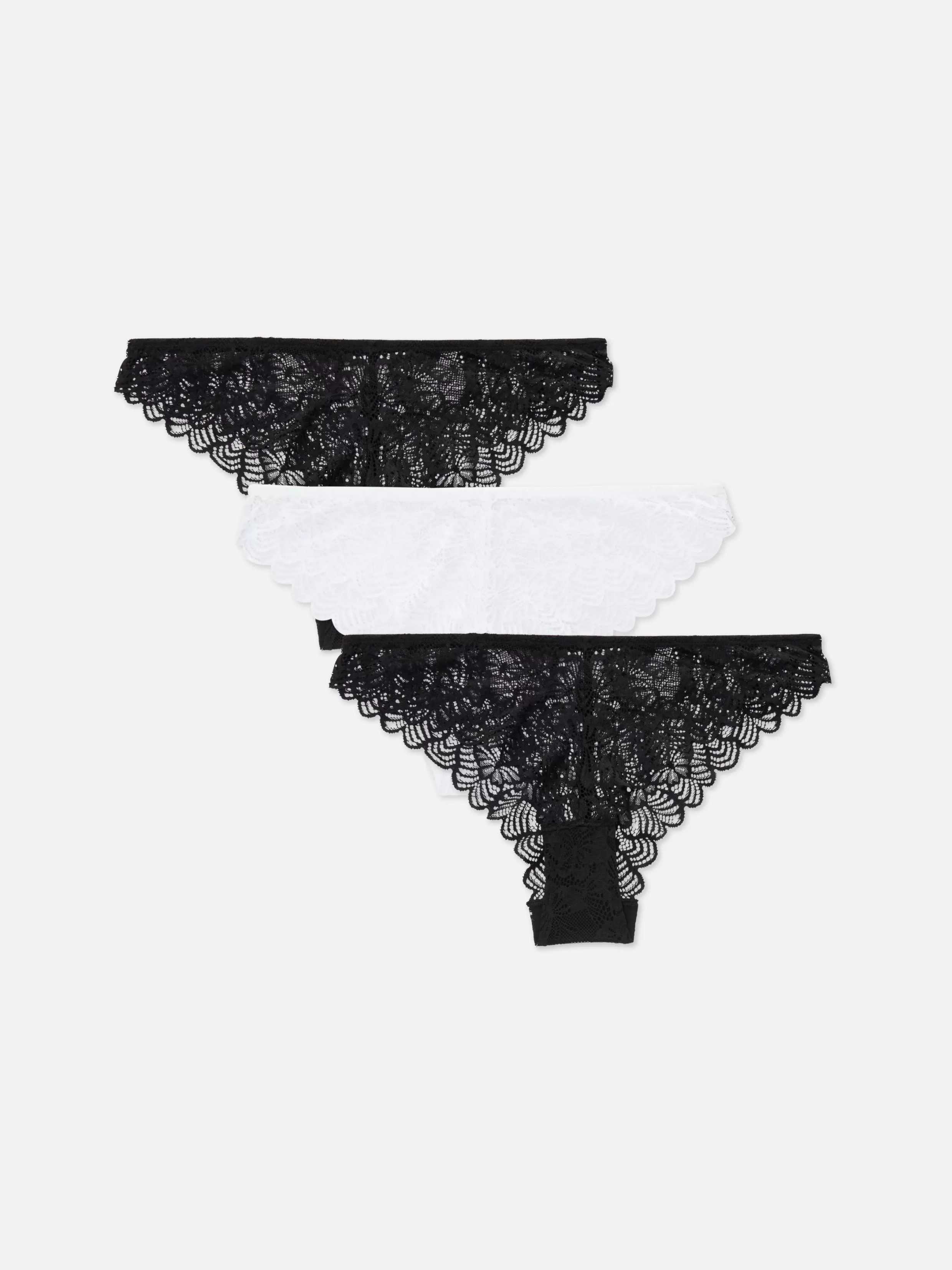 Clearance 3-Pack Lace Brazilian Briefs Women Underwear