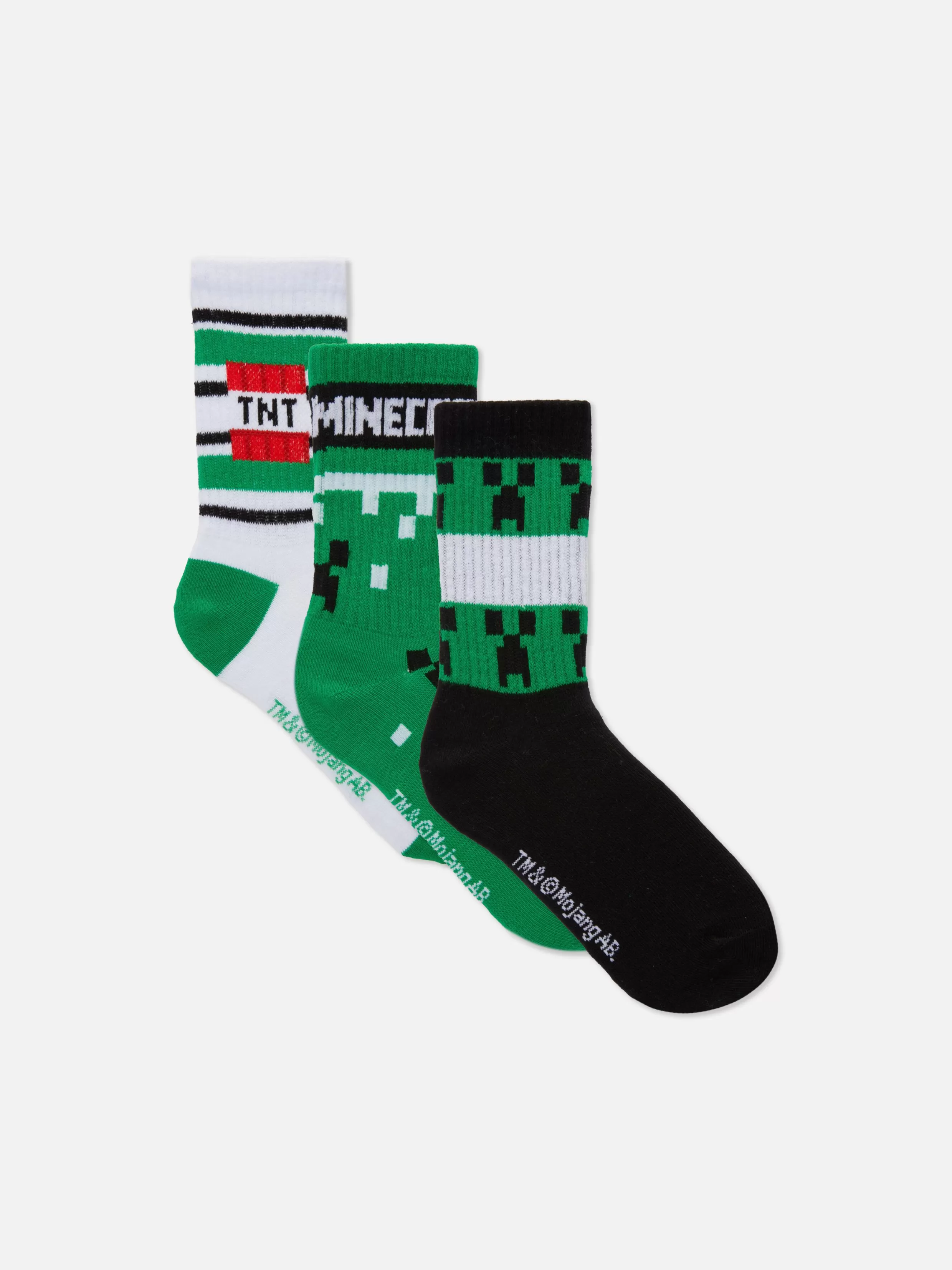 Clearance 3-Pack Minecraft Ankle Socks Kids/BOY Socks