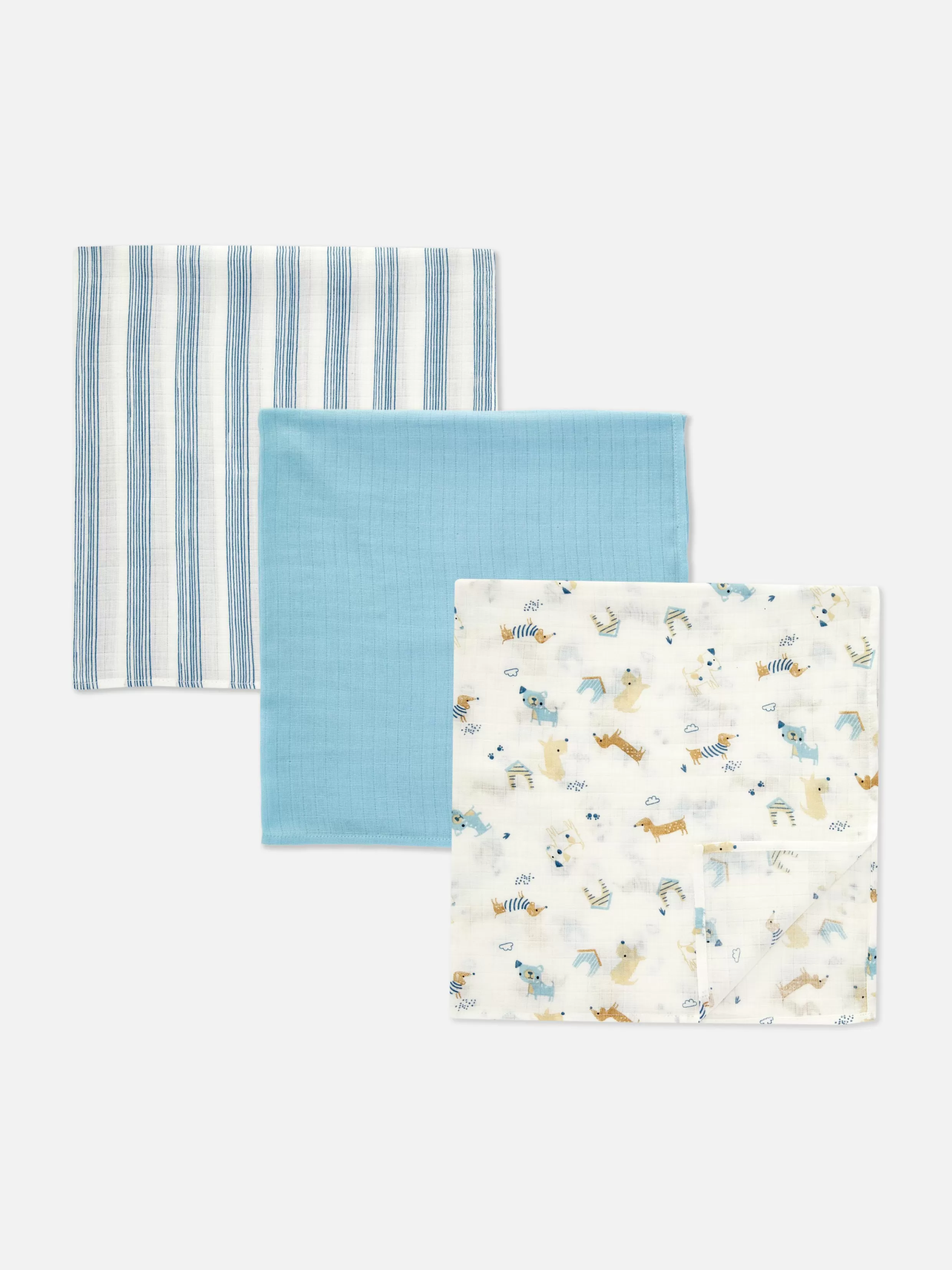 Best 3-Pack Mixed Muslin Squares Nursing And First Foods