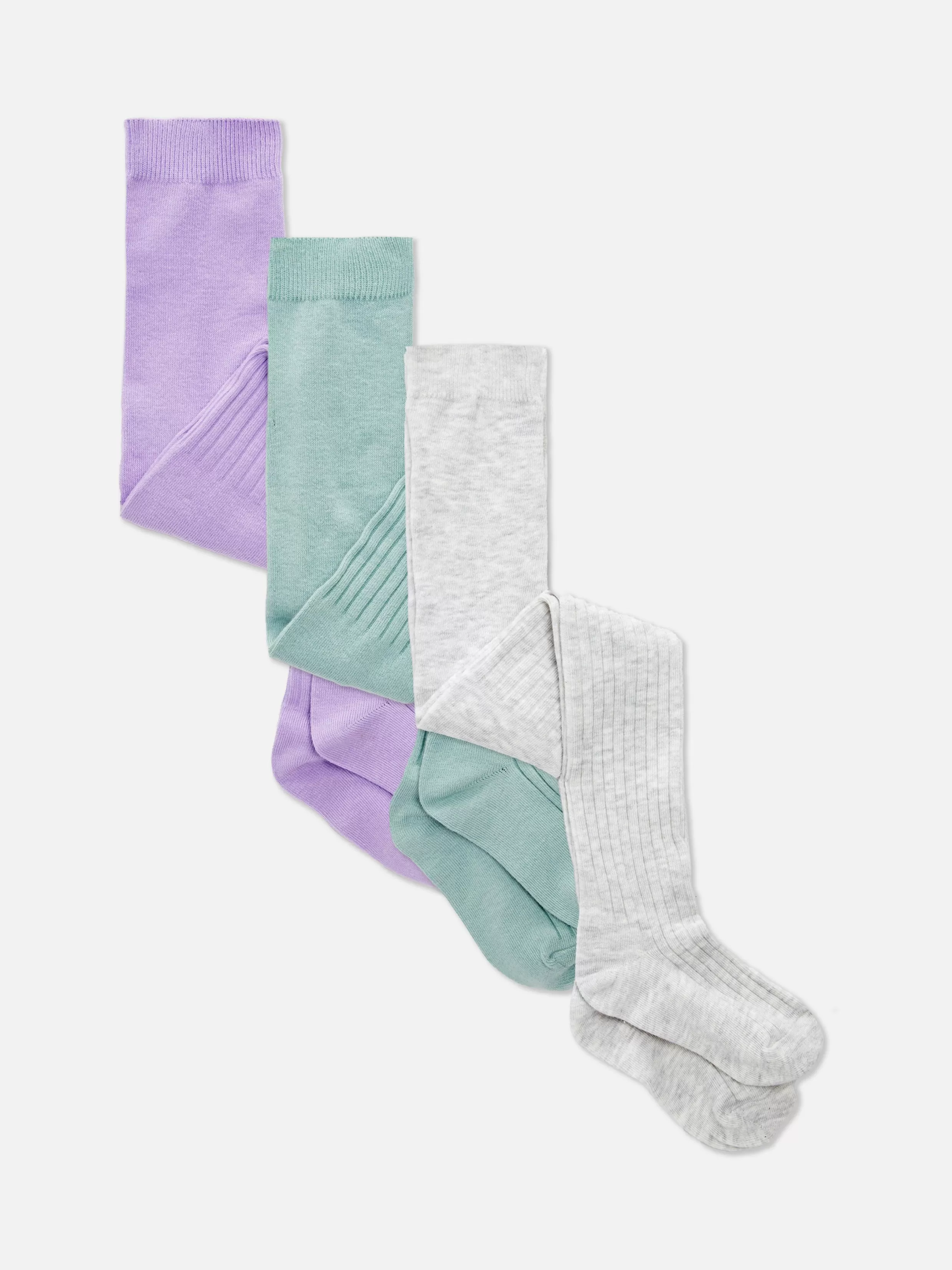 Discount 3-Pack Mixed Ribbed Tights Kids Socks And Tights