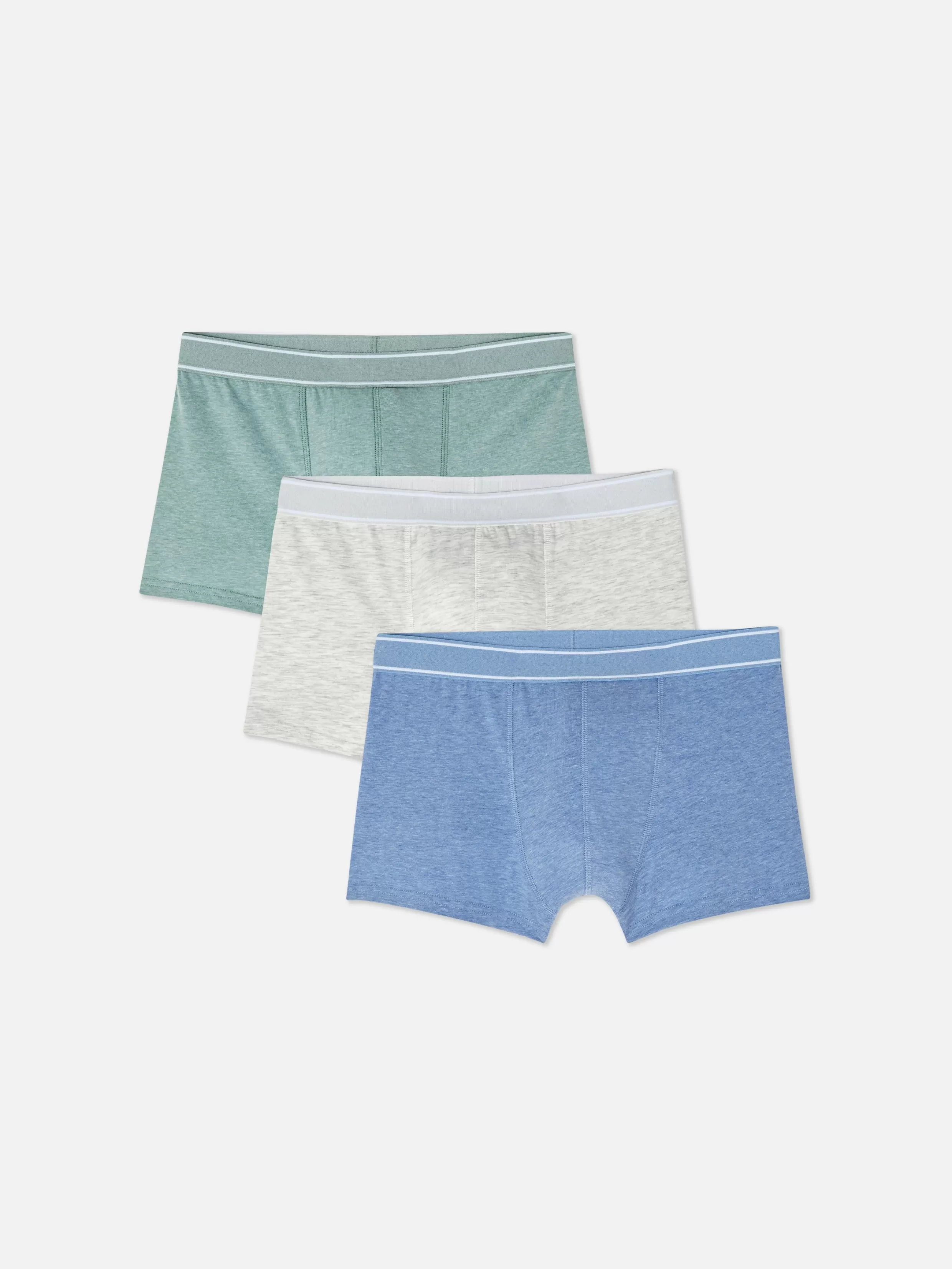 New 3-Pack Multi Heather Boxer Briefs Underwear