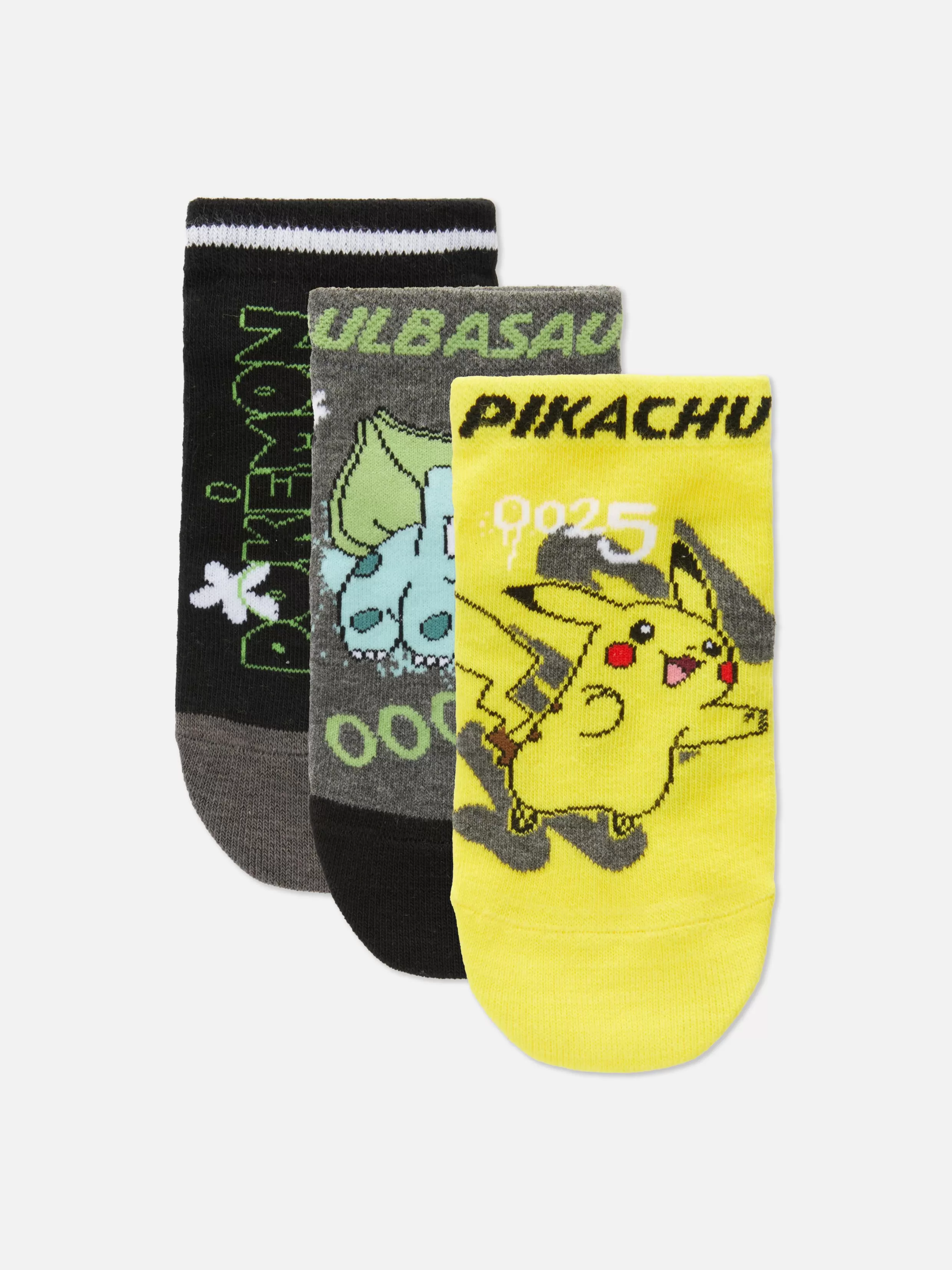 Fashion 3-Pack Pokémon Sneaker Socks Kids/BOY Socks