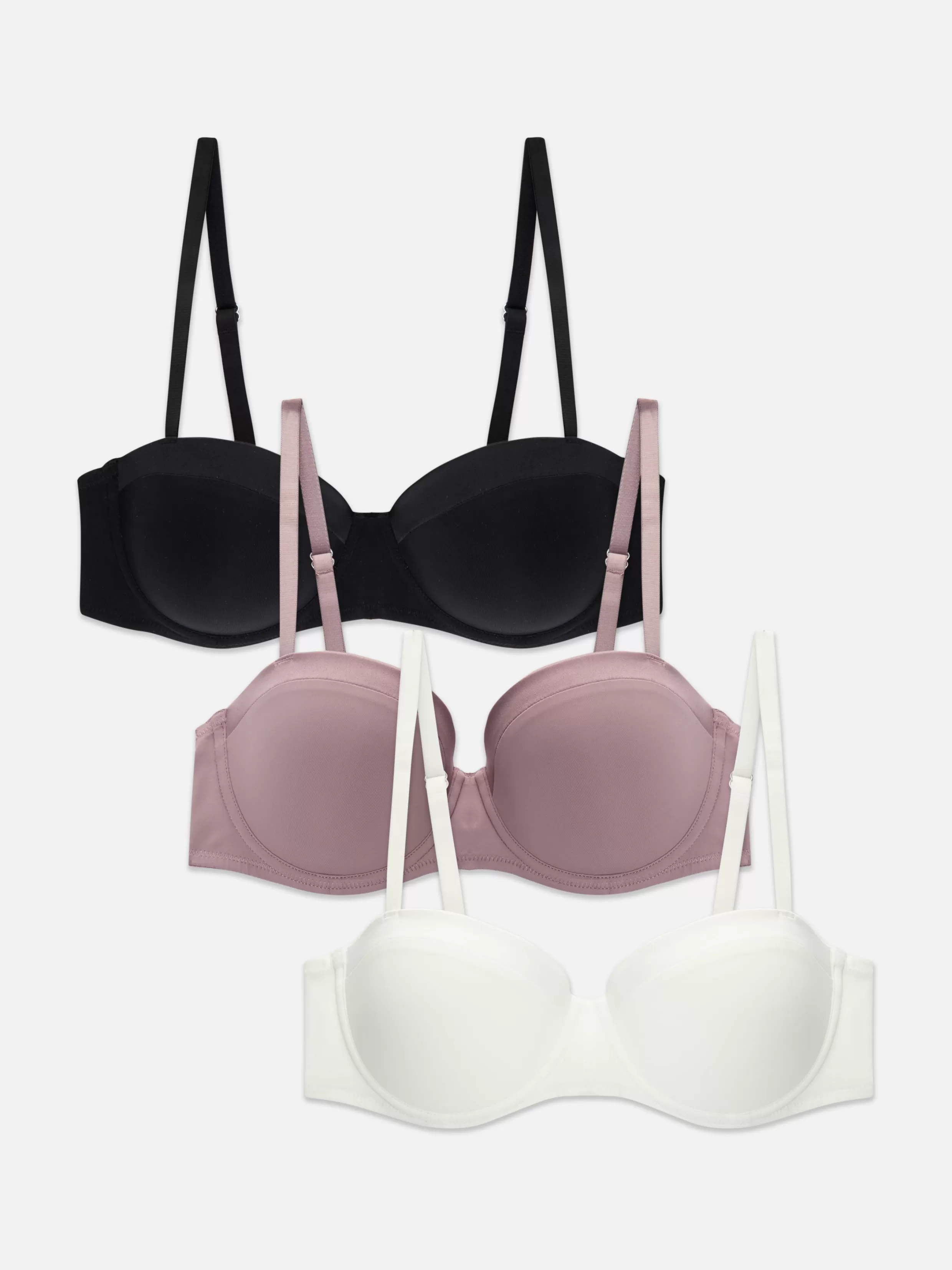 Shop 3-Pack Satin Trim Balcony Bras Women Bras