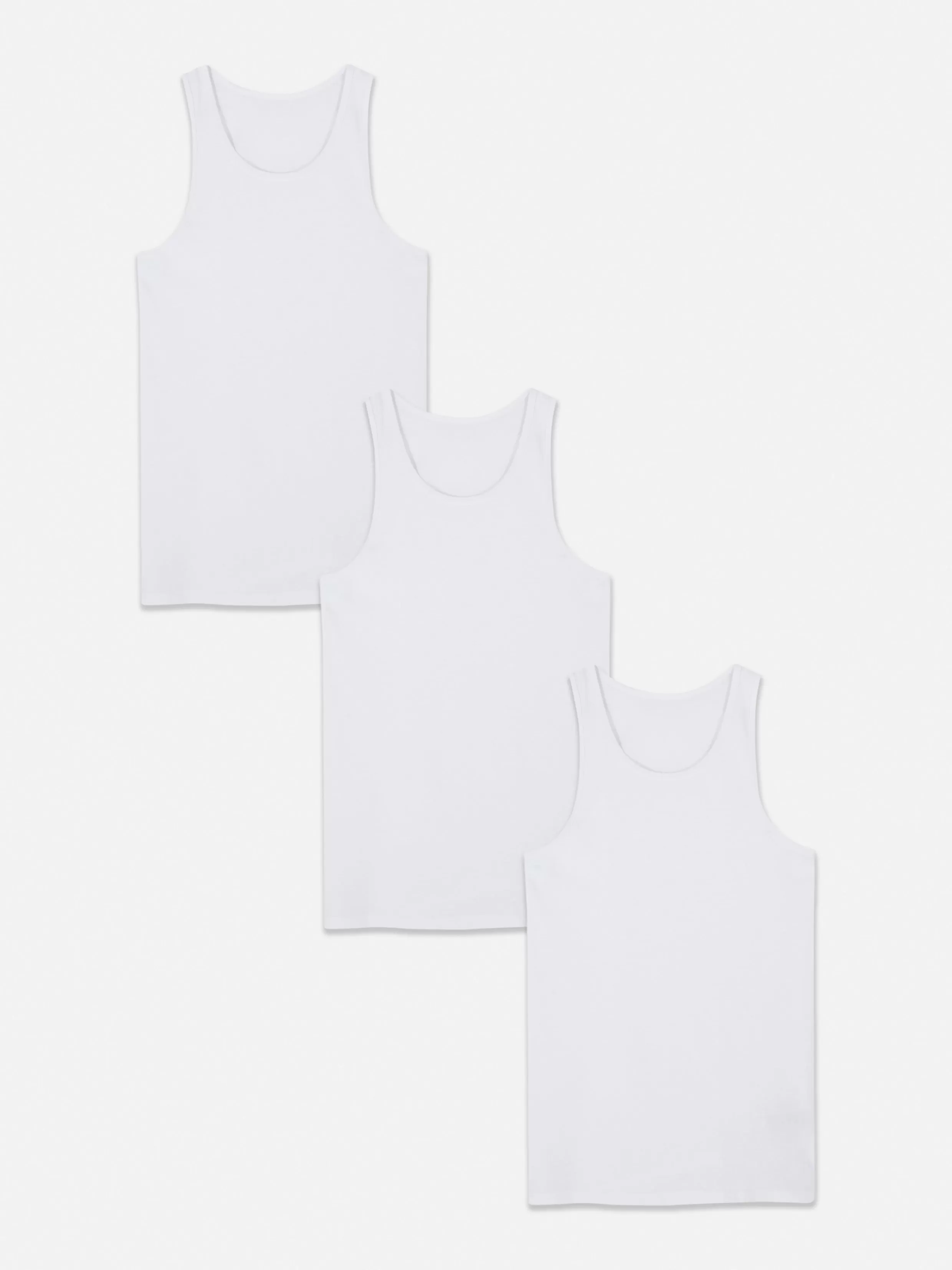 Outlet 3-Pack Scoop Neck Tanks Underwear | Tops And T-Shirts