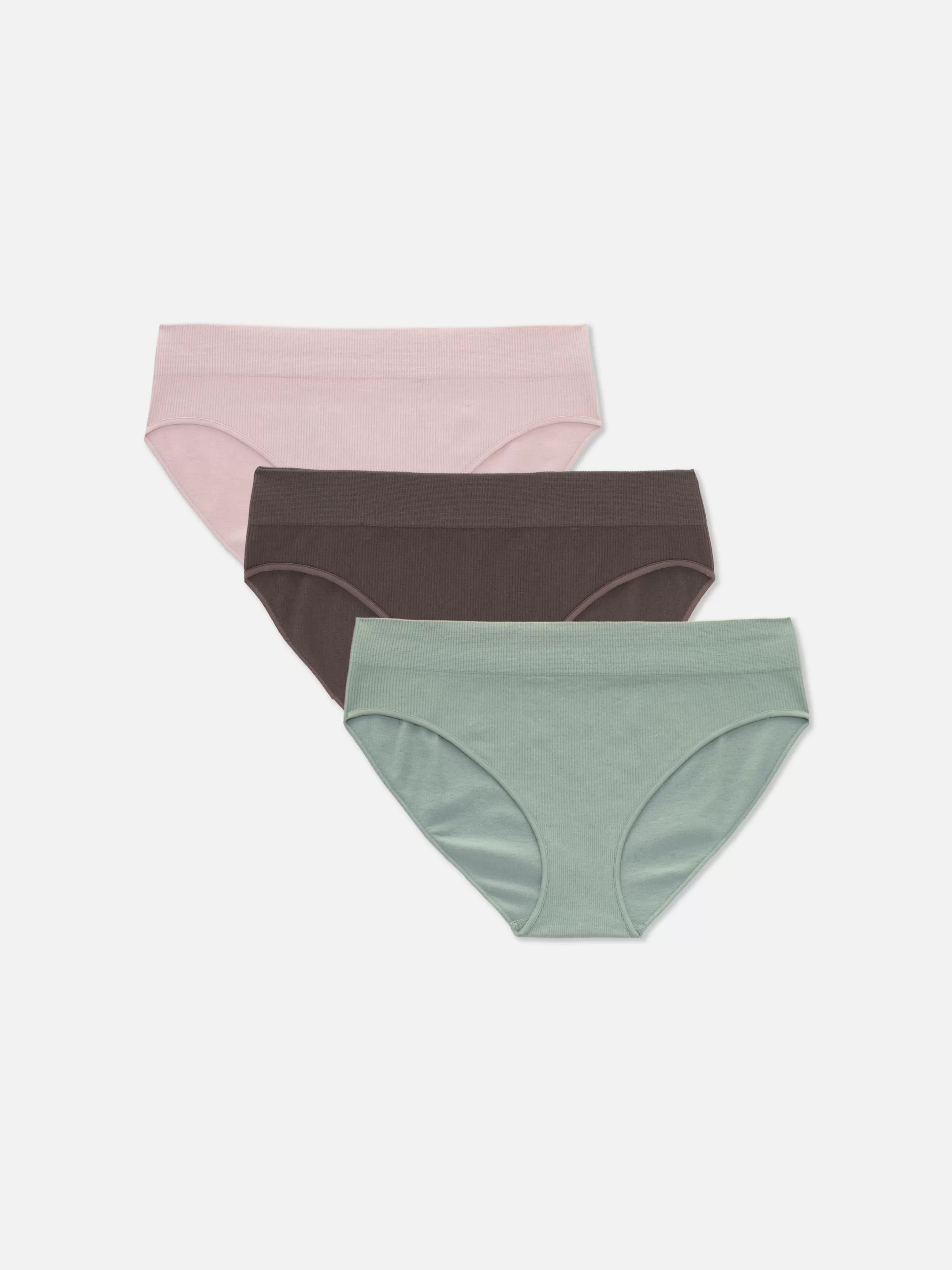 Shop 3-Pack Seamless Ribbed Mini Briefs Women Underwear