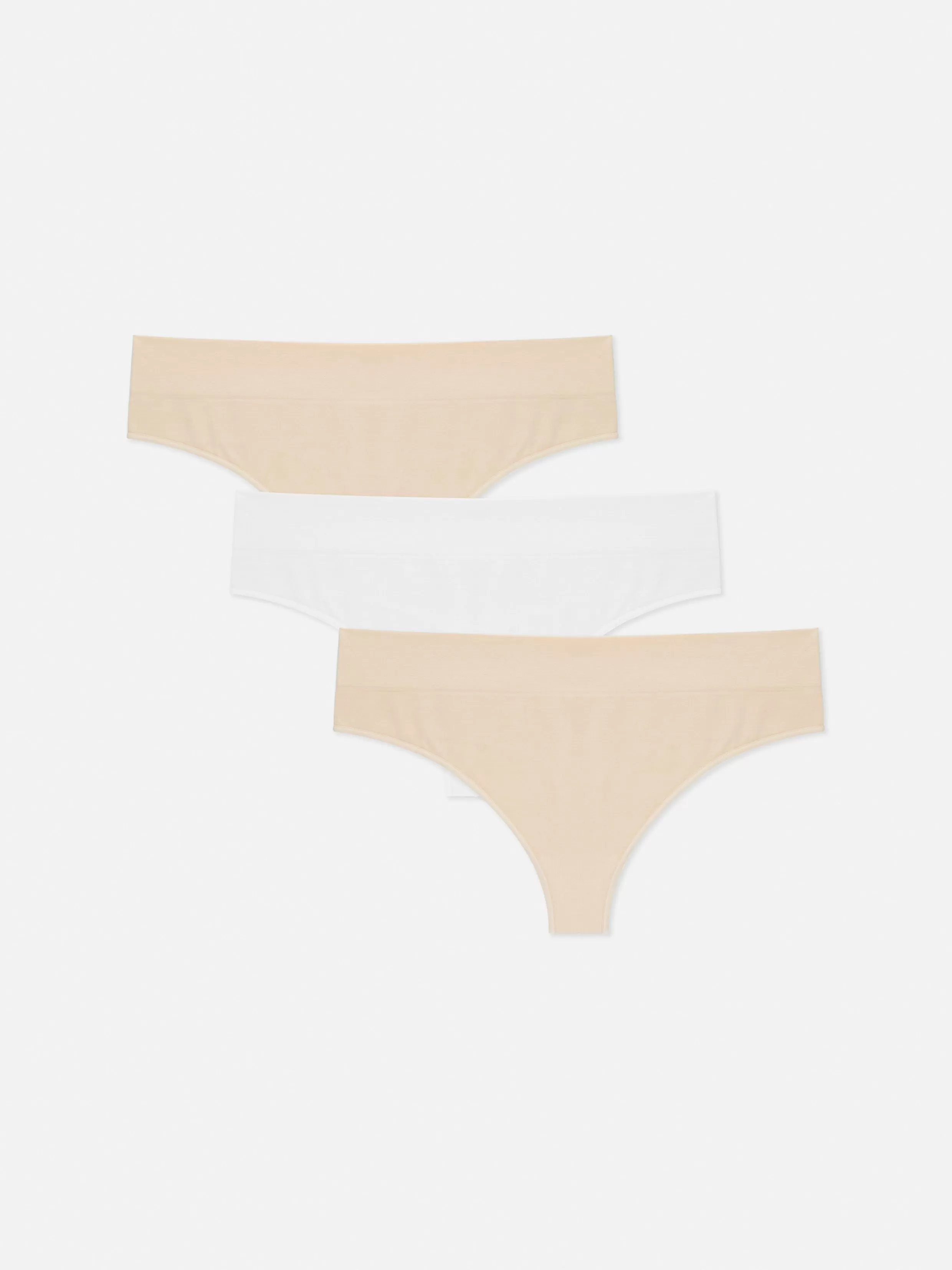 Flash Sale 3-Pack Seamless Thongs Women Underwear