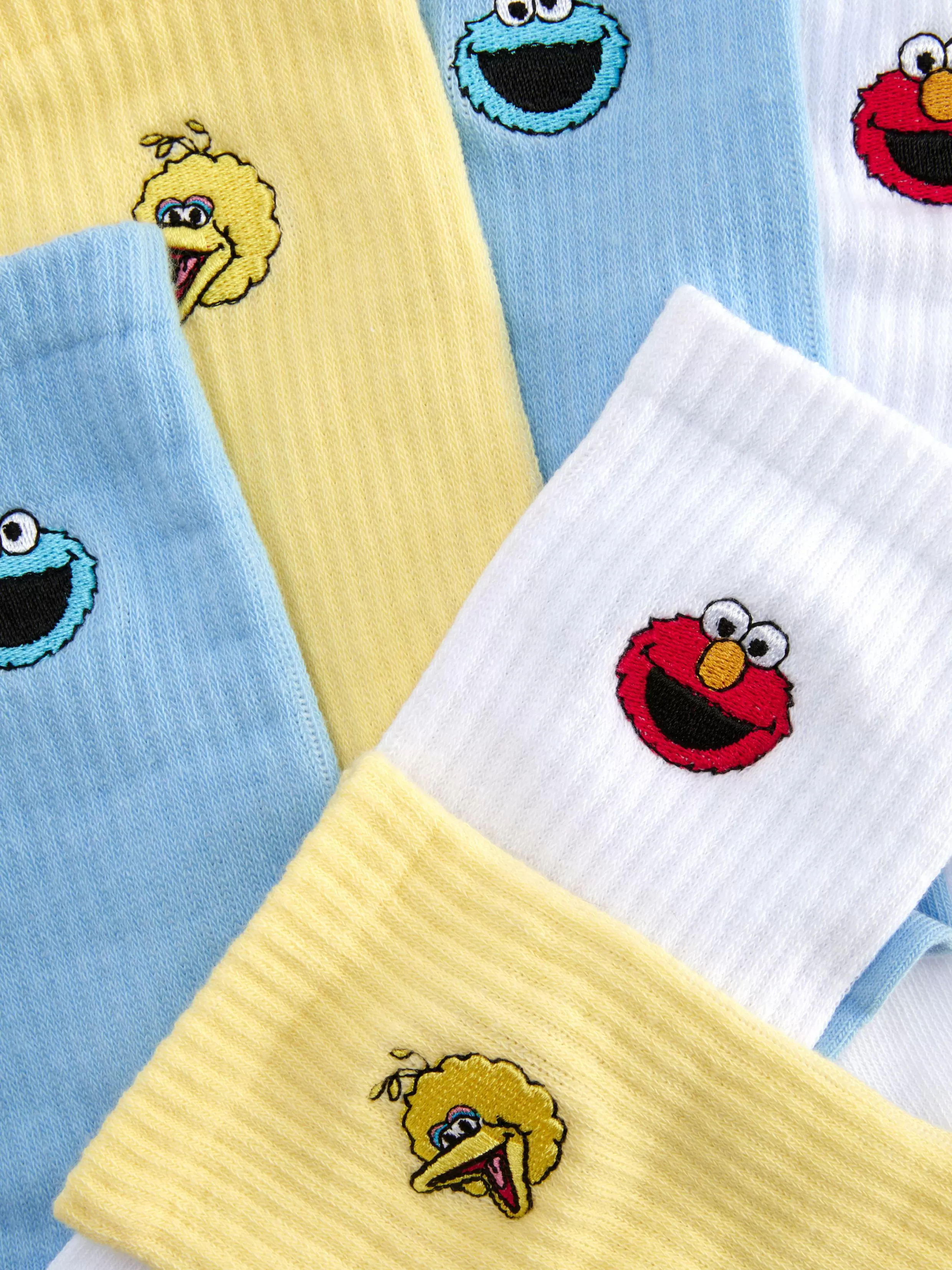 Store 3-Pack Sesame Street Crew Socks Women Socks