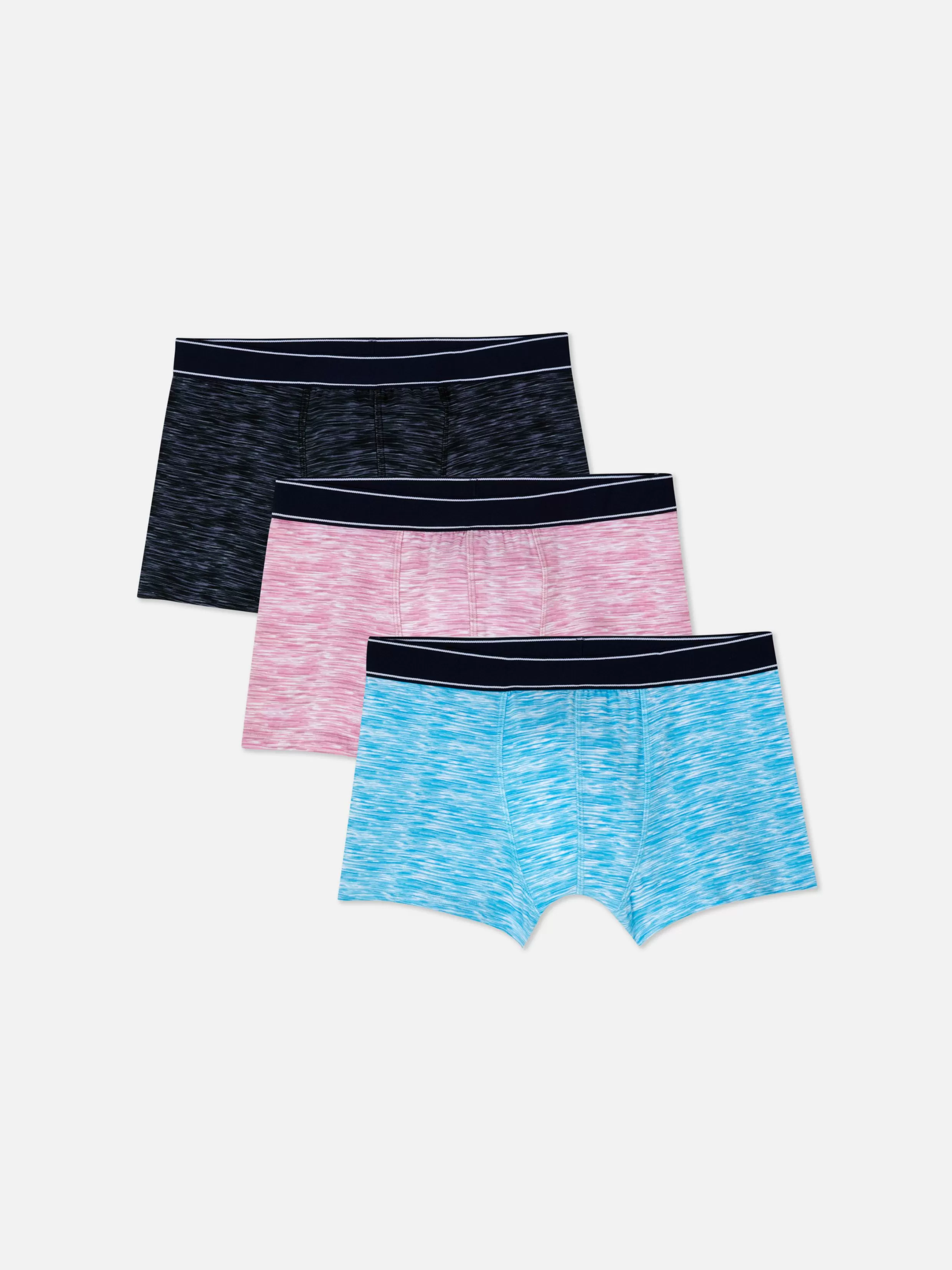 Clearance 3-Pack Space Dye Boxer Briefs Underwear