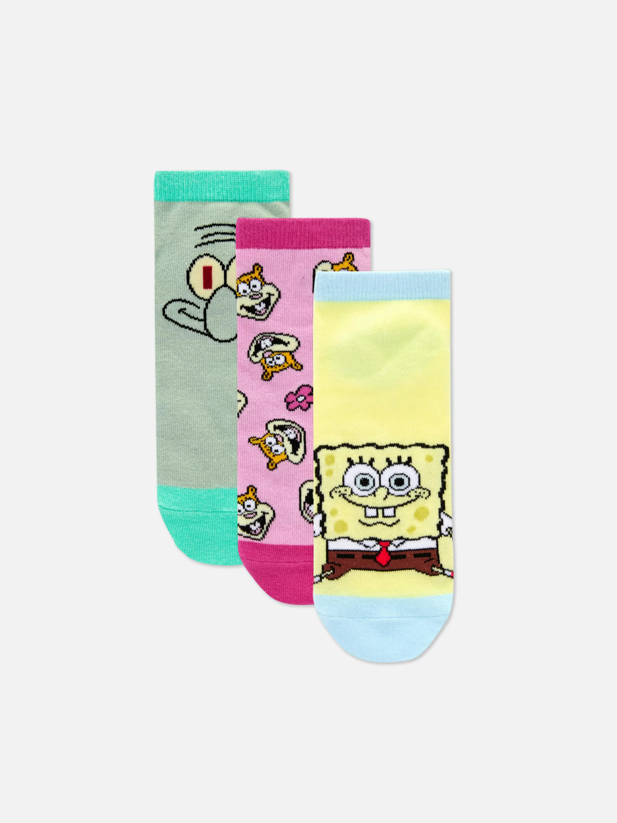 Cheap 3-Pack SpongeBob SquarePants Sneaker Socks Women Socks