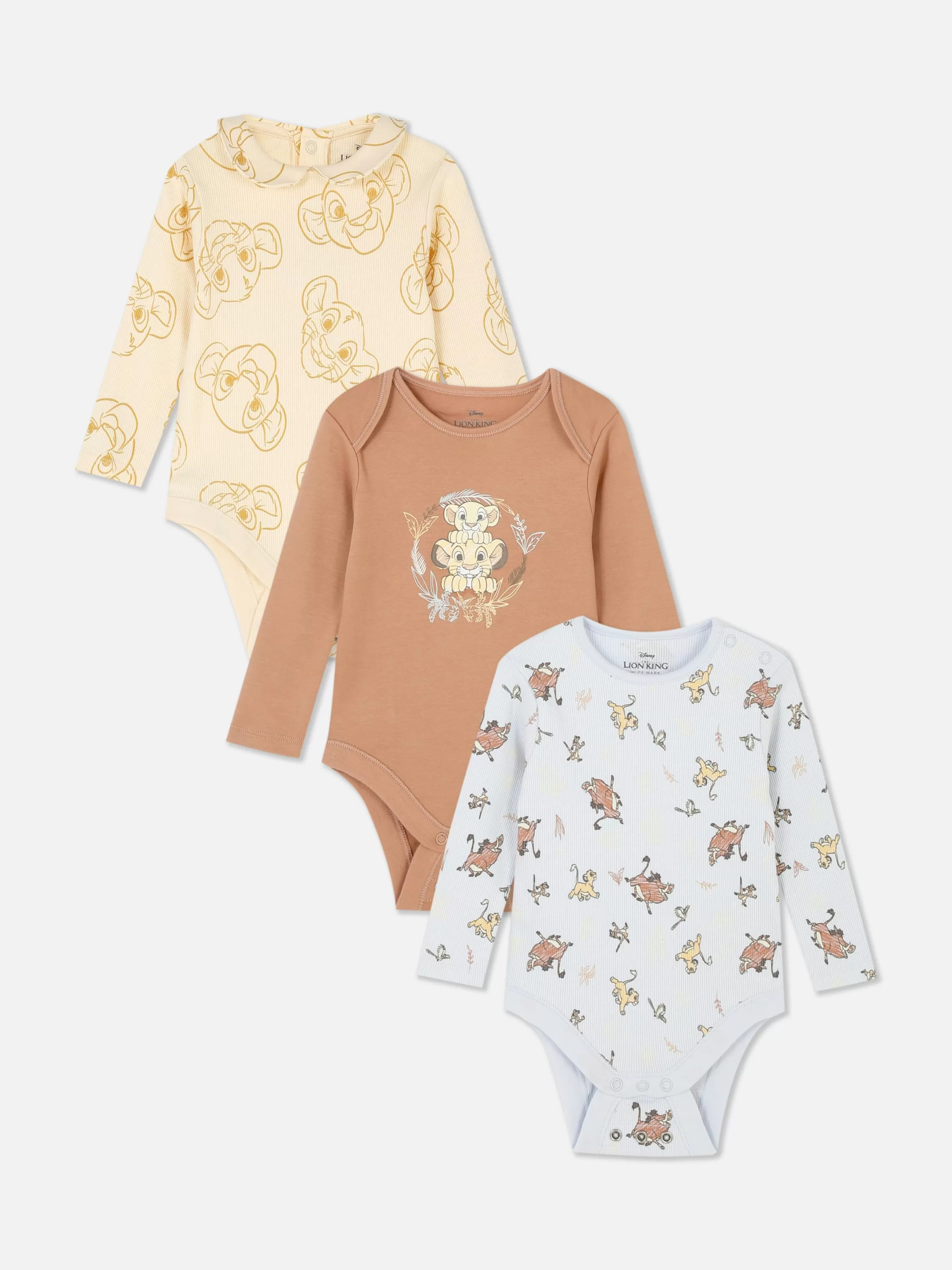 Hot 3-Pack The Lion King 30th Anniversary Bodysuits Bodysuits And Tanks