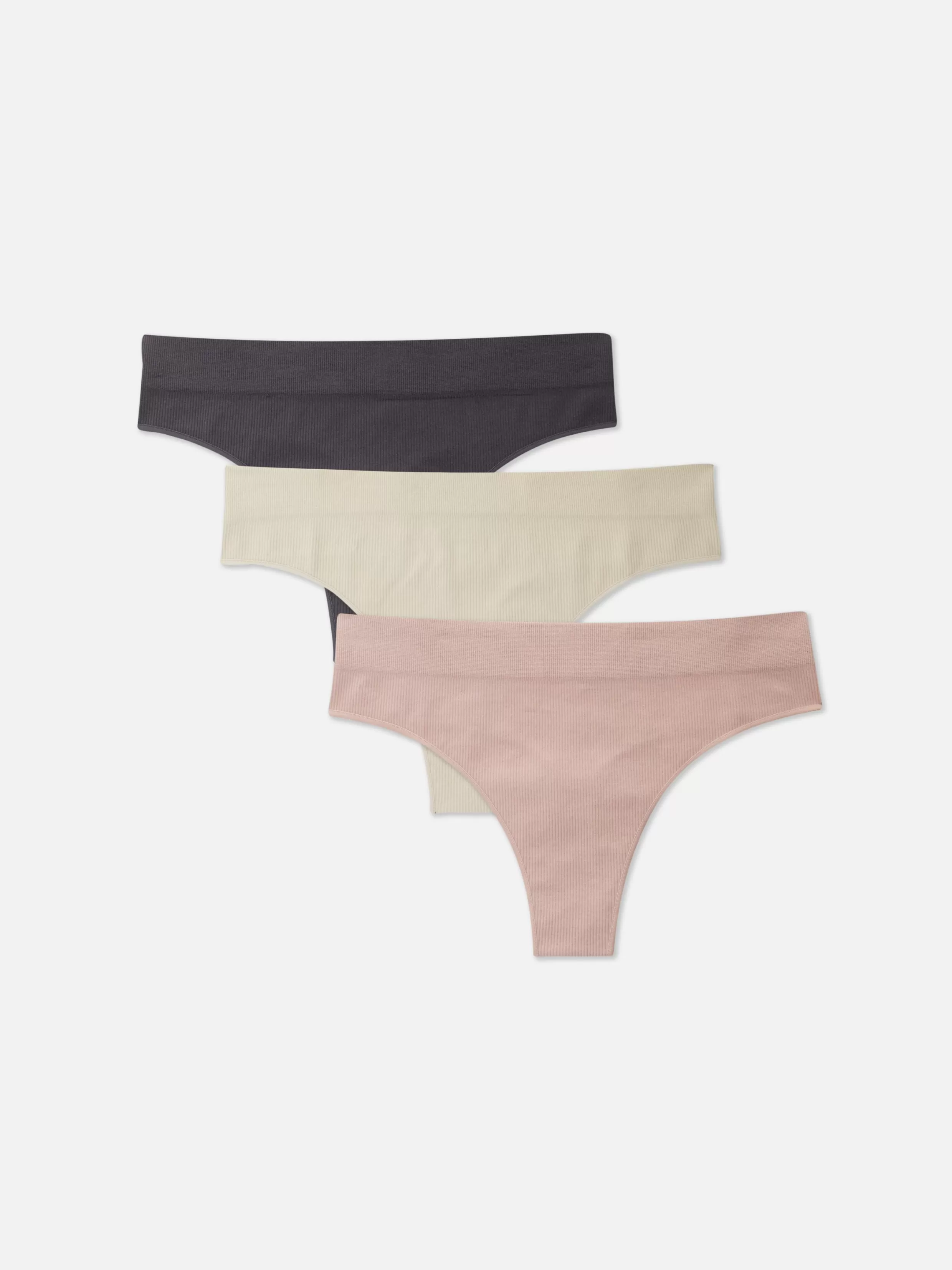 Outlet 3-Pack Tonal Seamless Thongs Women Underwear