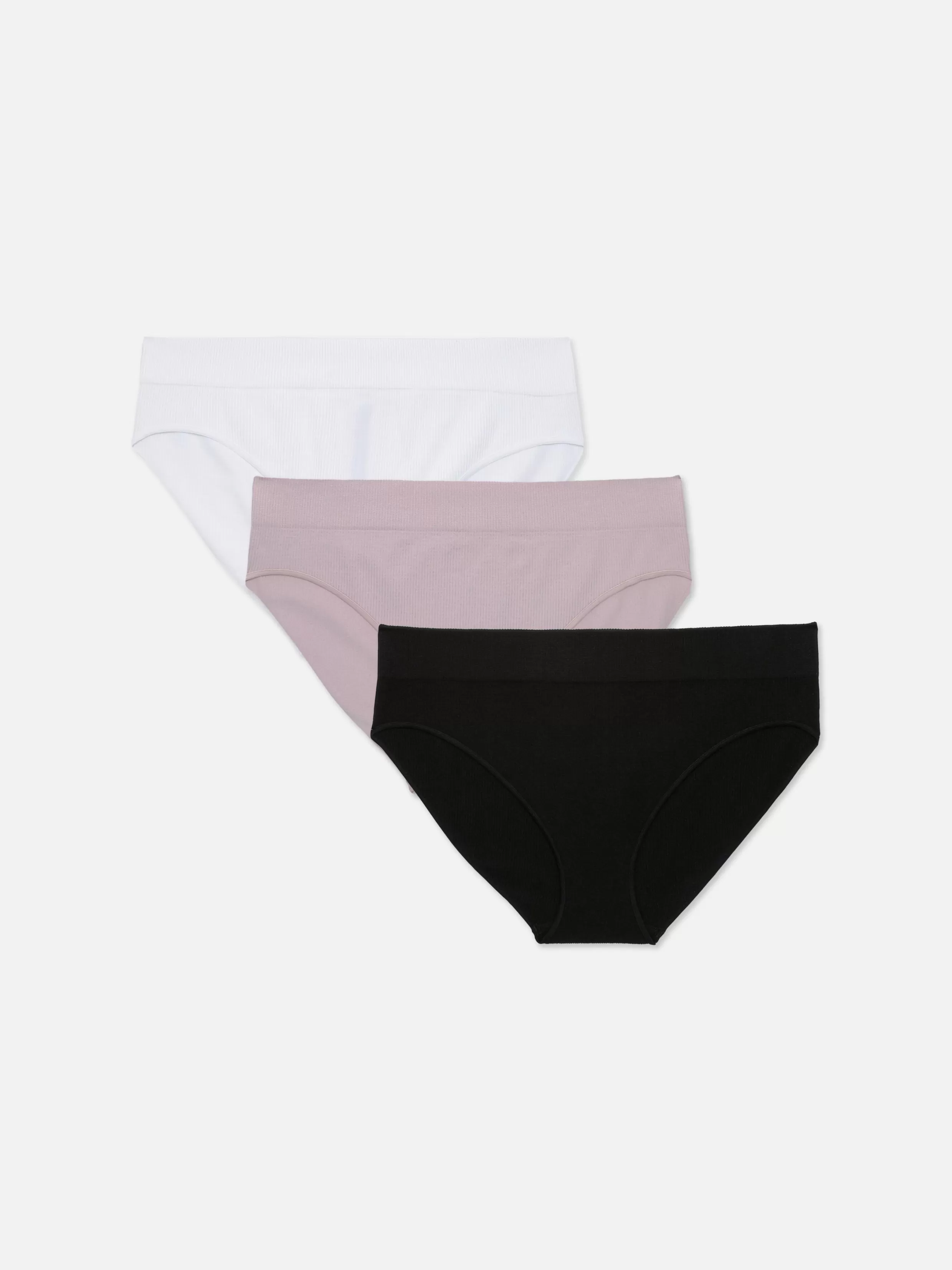 Online 3-Pack Wide Waist Seamless Mini Briefs Women Underwear