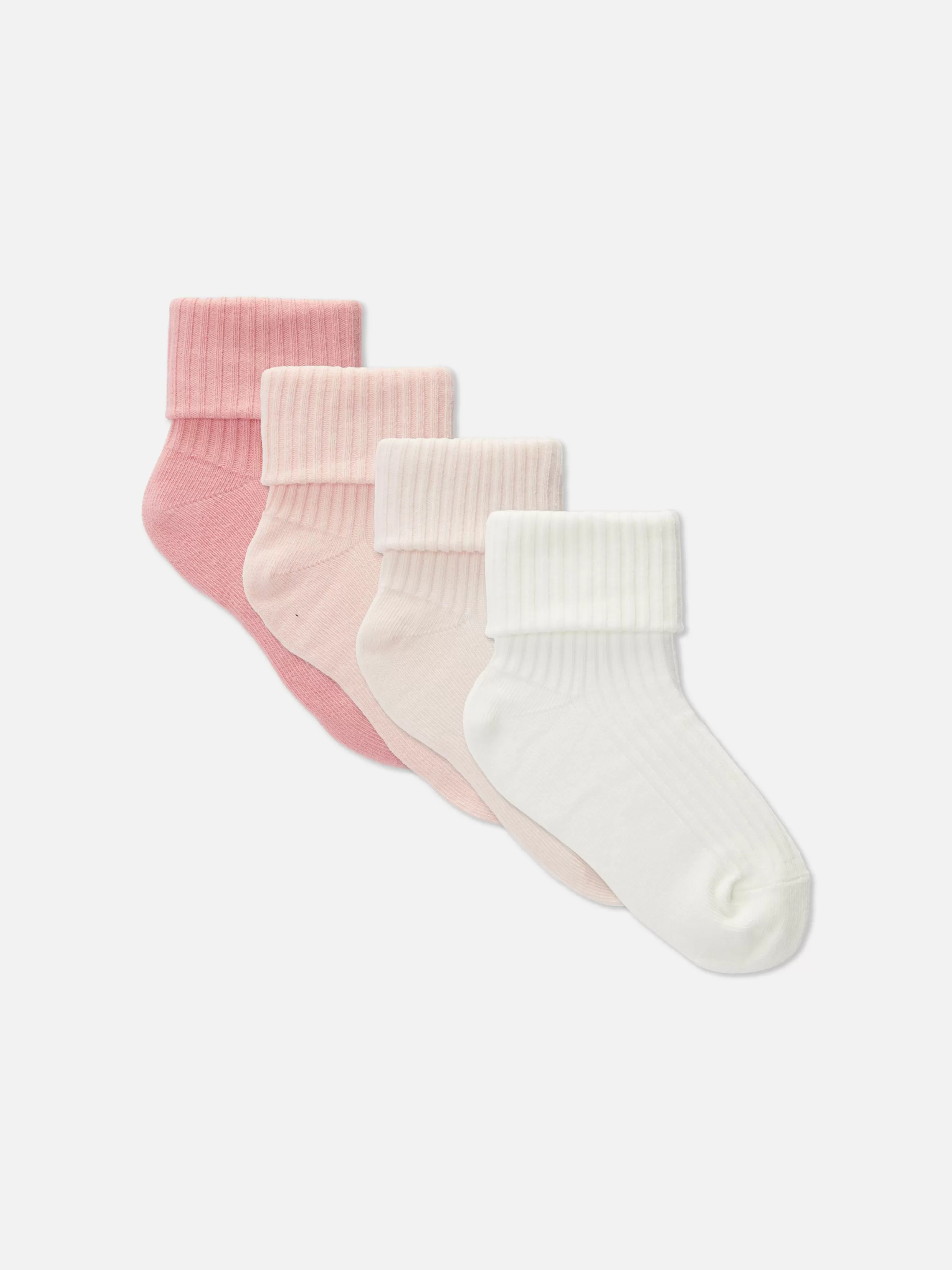 Outlet 4-Pack Cuffed Baby Ankle Socks Socks & Tights