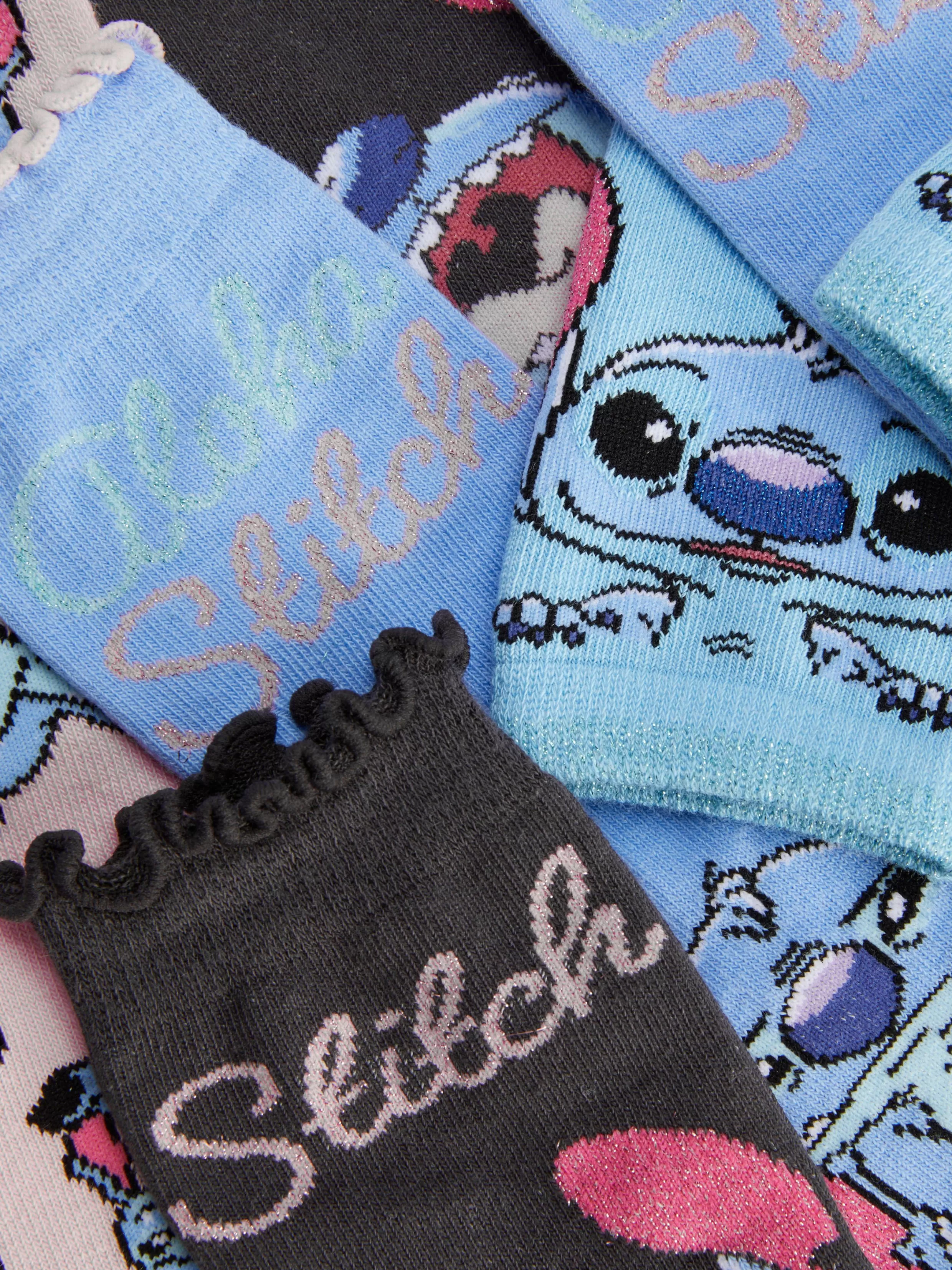 Online 4-Pack Disney’s Stitch Ankle Socks Kids Socks And Tights