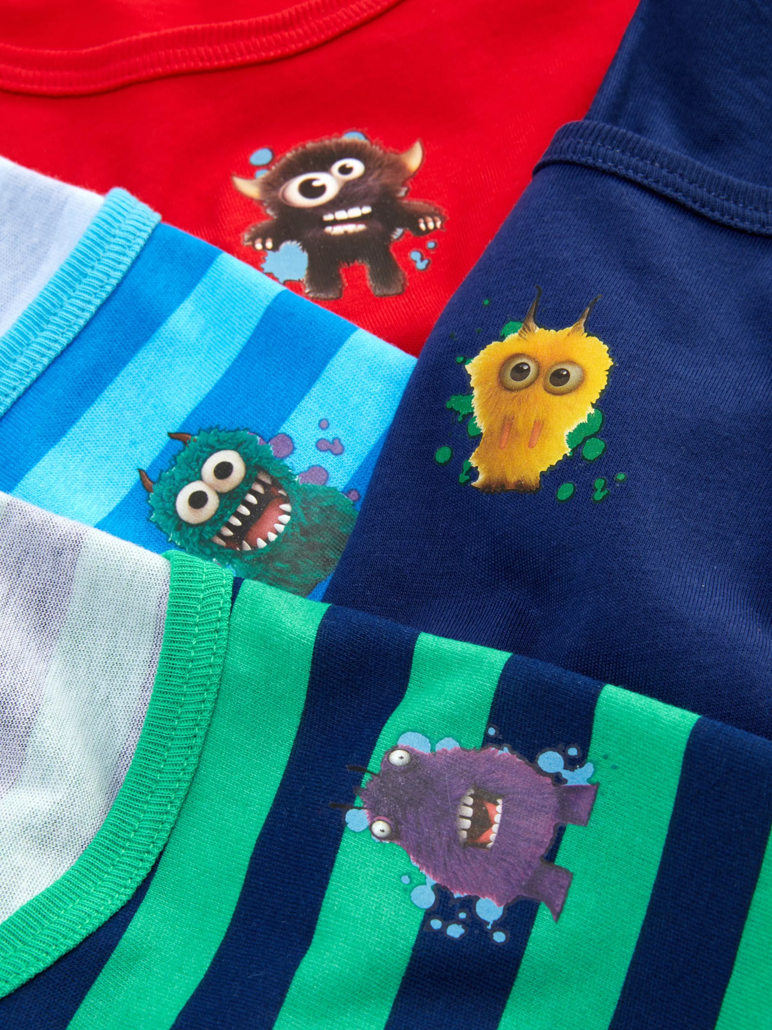 Cheap 4-Pack Monster Graphic Tanks Kids/BOY Underwear