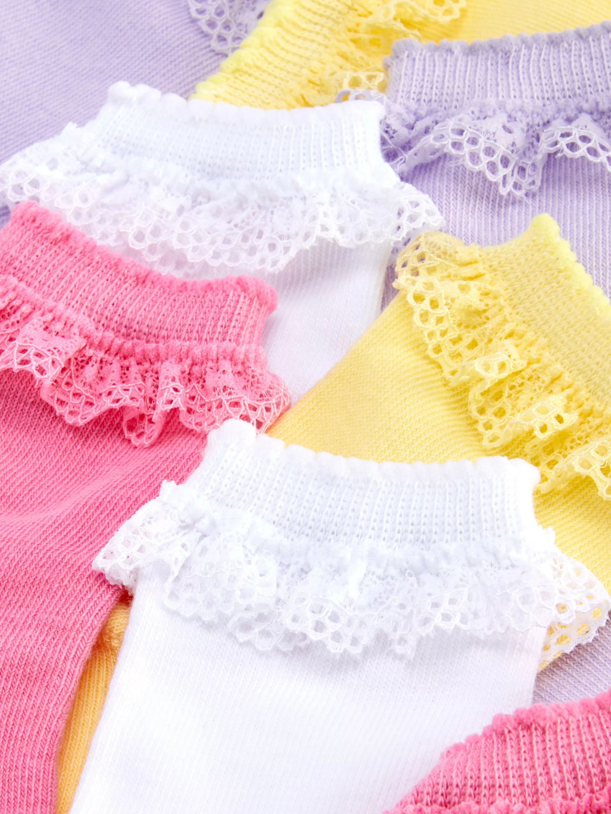 Best 4-Pack Ruffle Trim Socks Socks & Tights