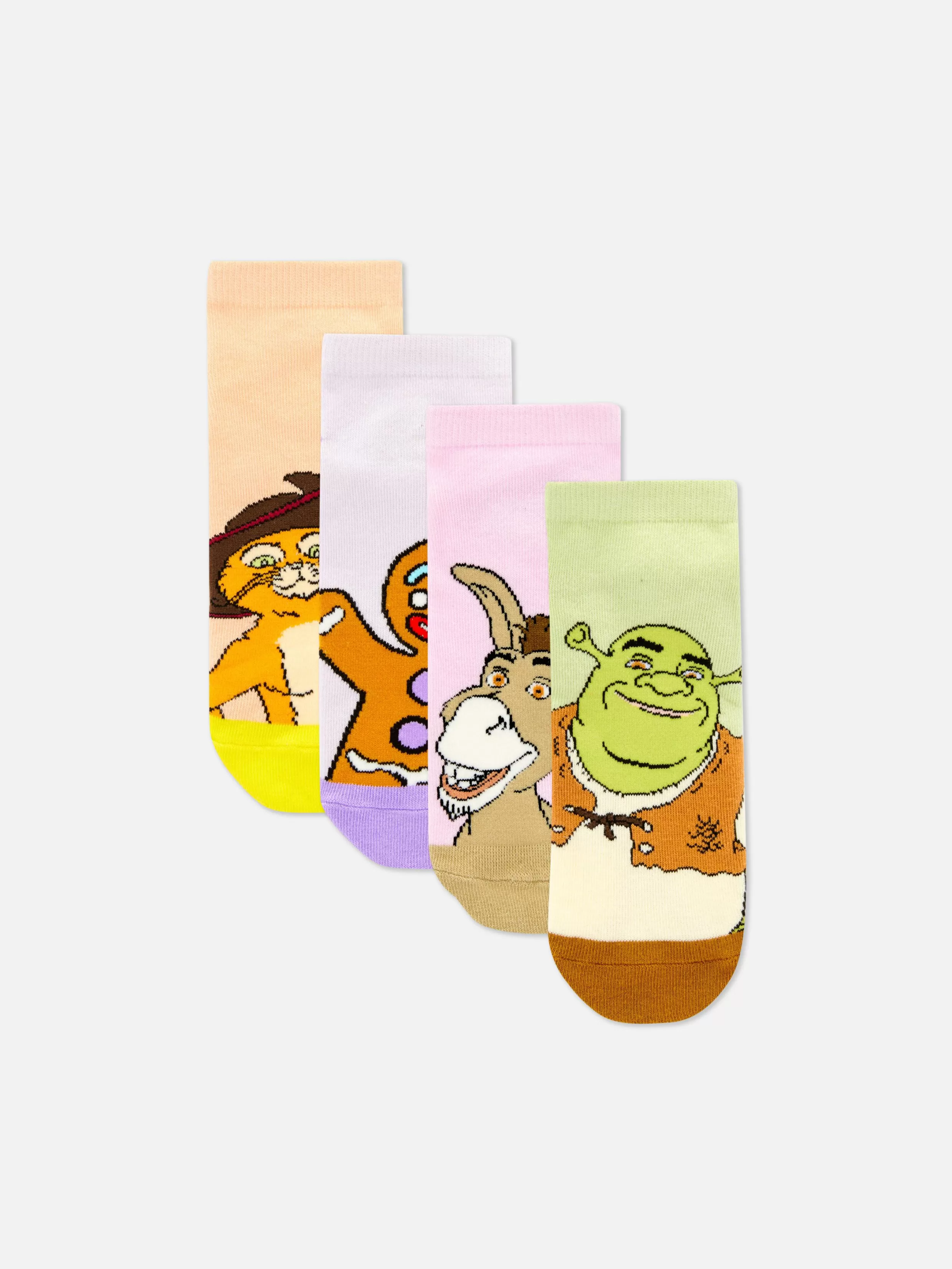 Hot 4-Pack Shrek Sneaker Socks Women Socks