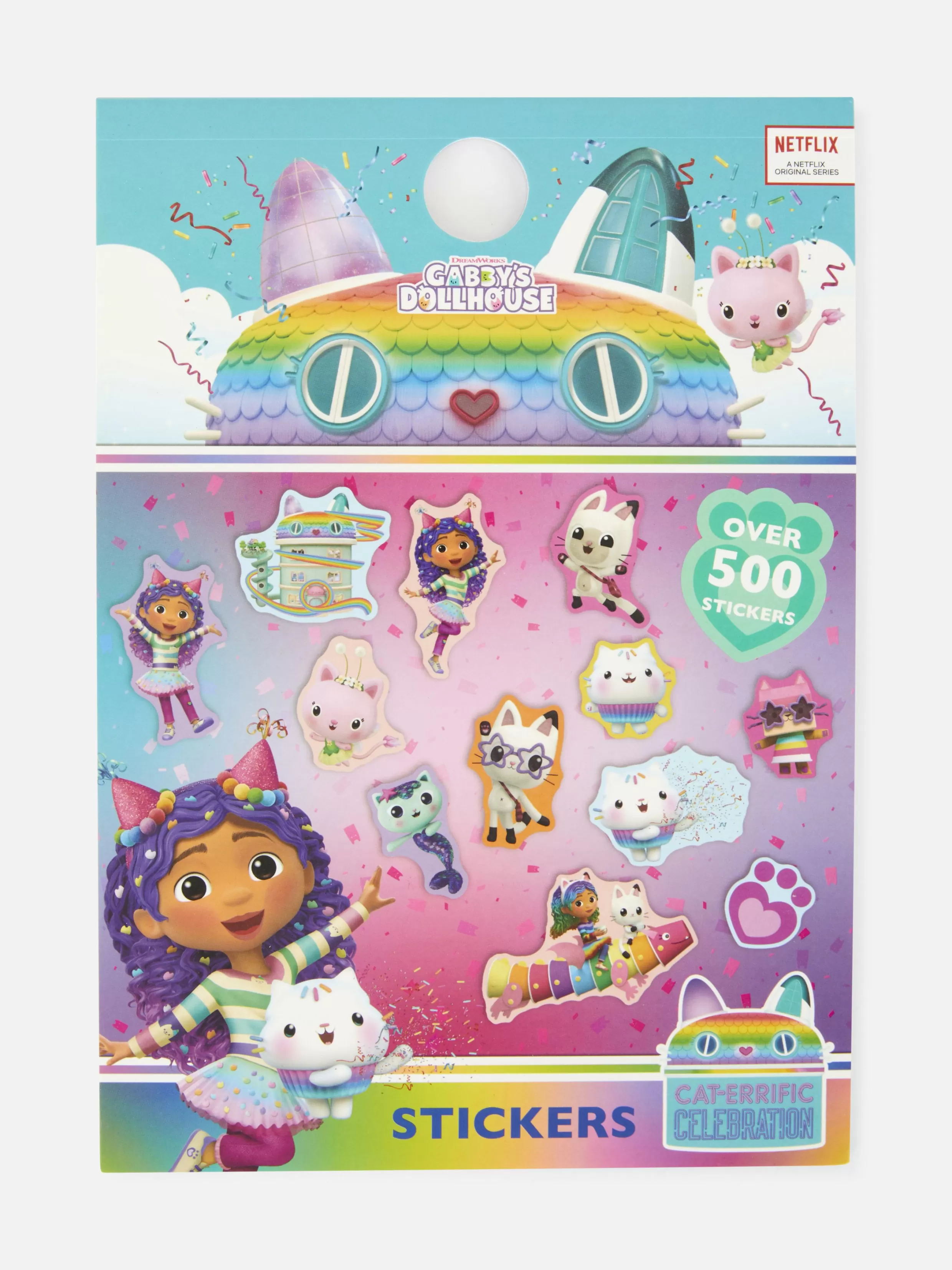 Hot 500-Pack Gabby’s Dollhouse Stickers Kids Arts And Crafts