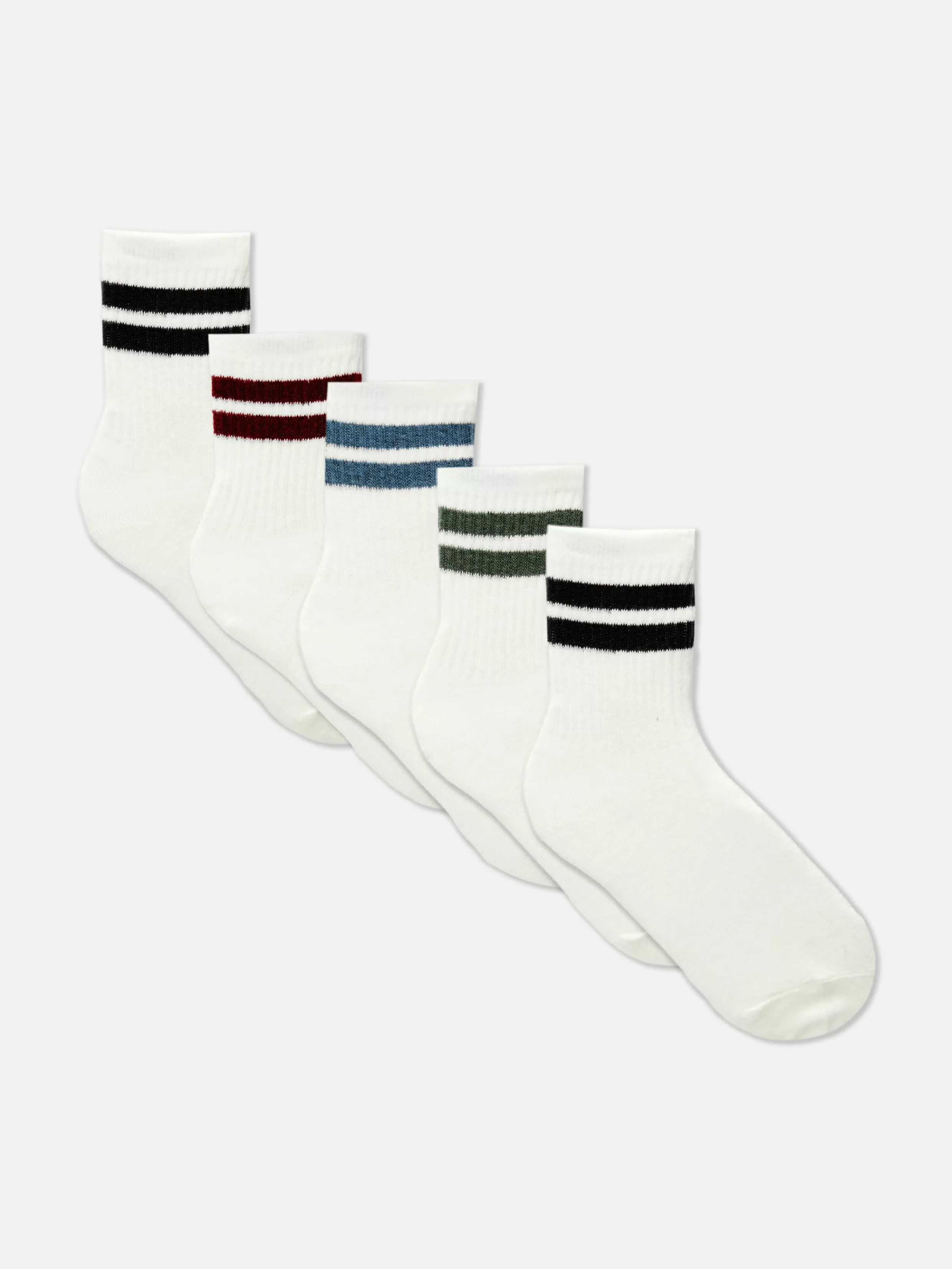 Flash Sale 5-Pack Ankle Stripe Sports Socks Kids/BOY Socks