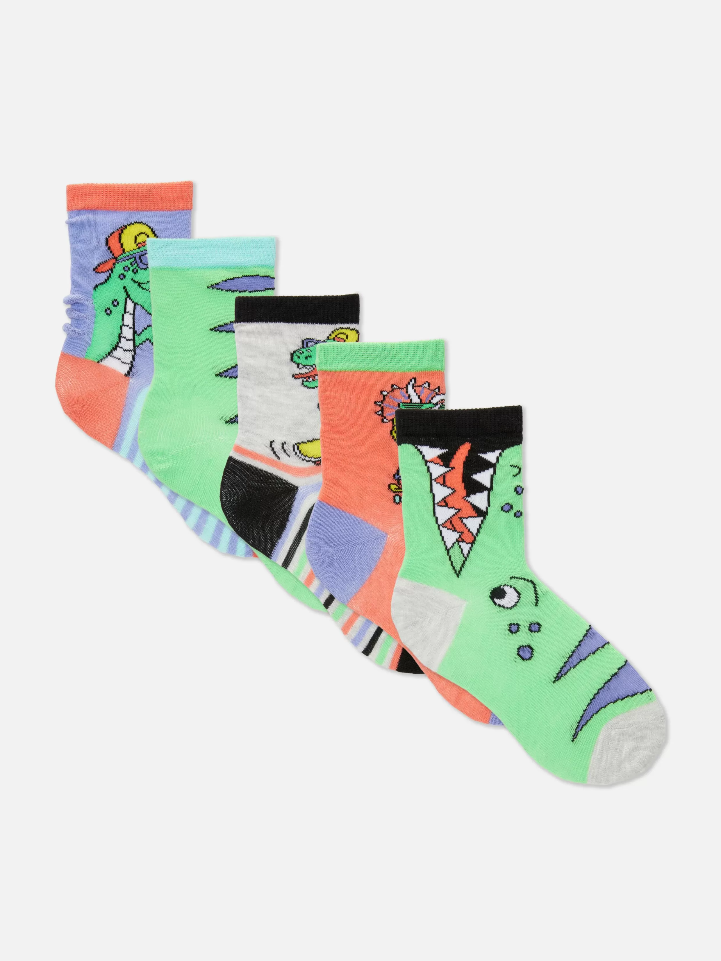 Best Sale 5-Pack Dinosaur Ankle Socks Kids/BOY Socks