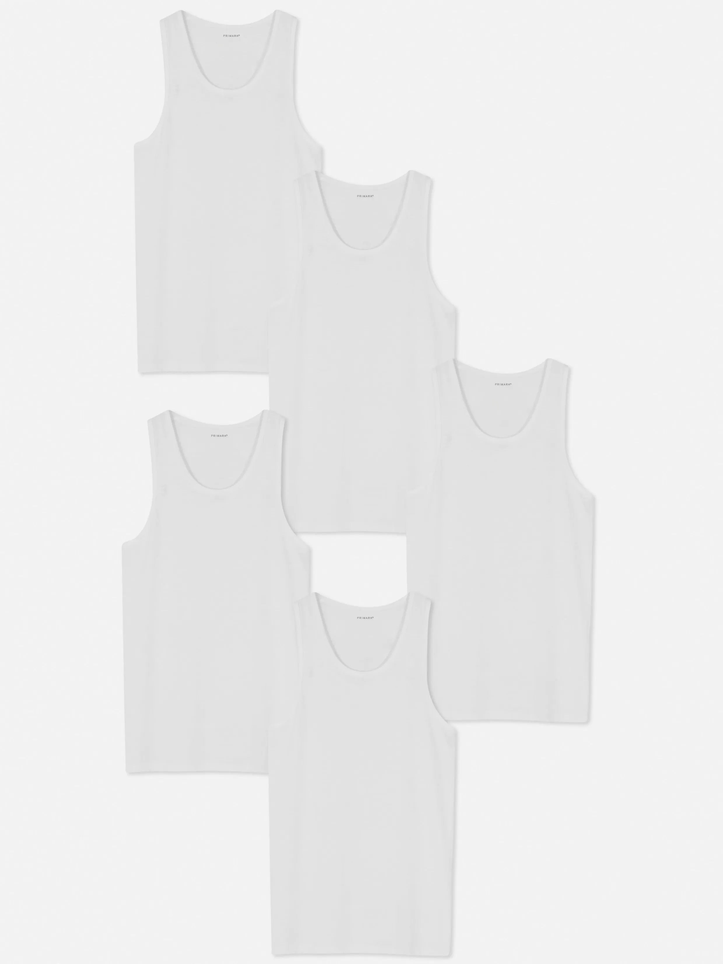 Clearance 5-Pack Essential Vests Underwear