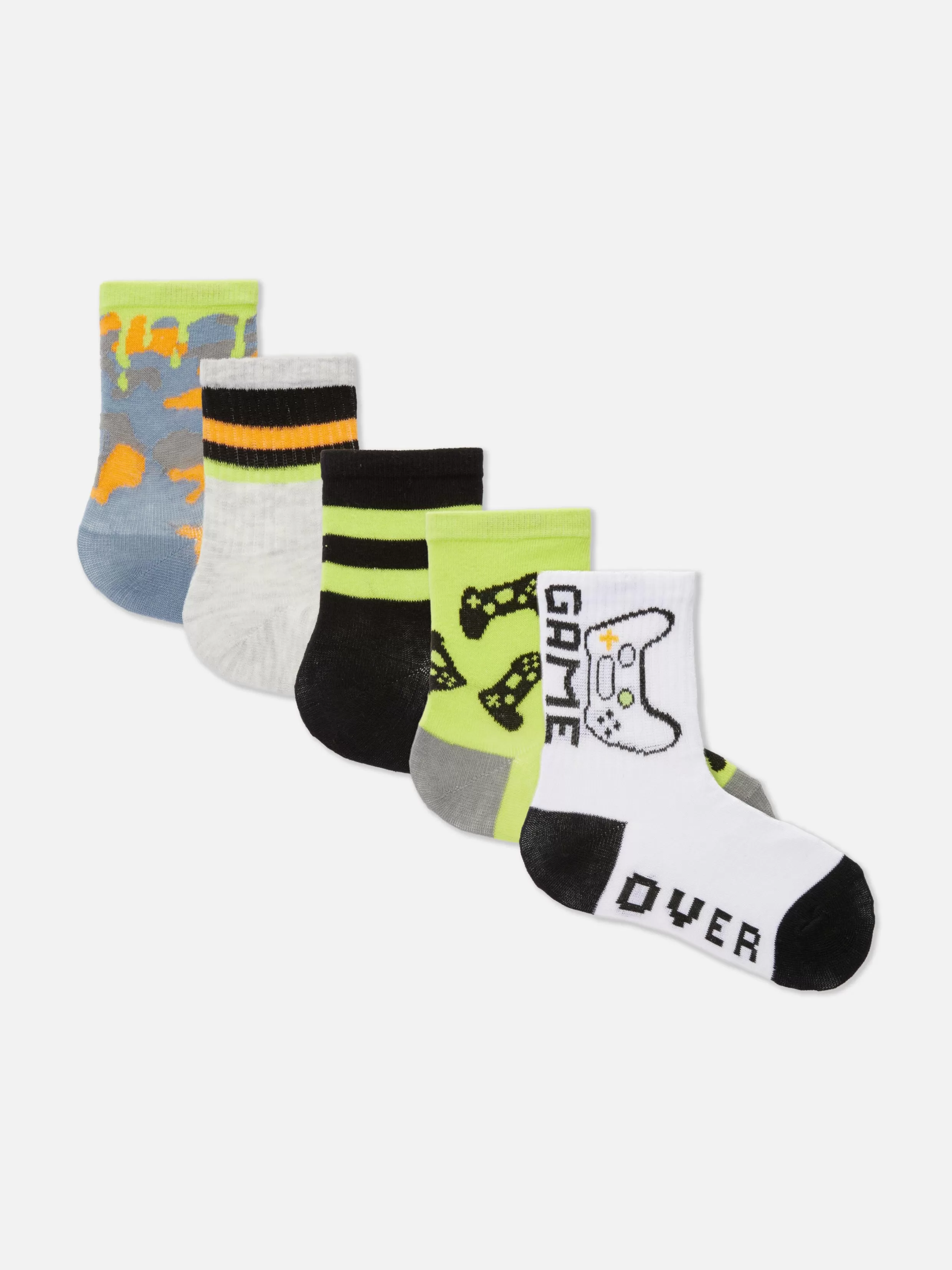 Online 5-Pack Gaming Socks Kids/BOY Socks