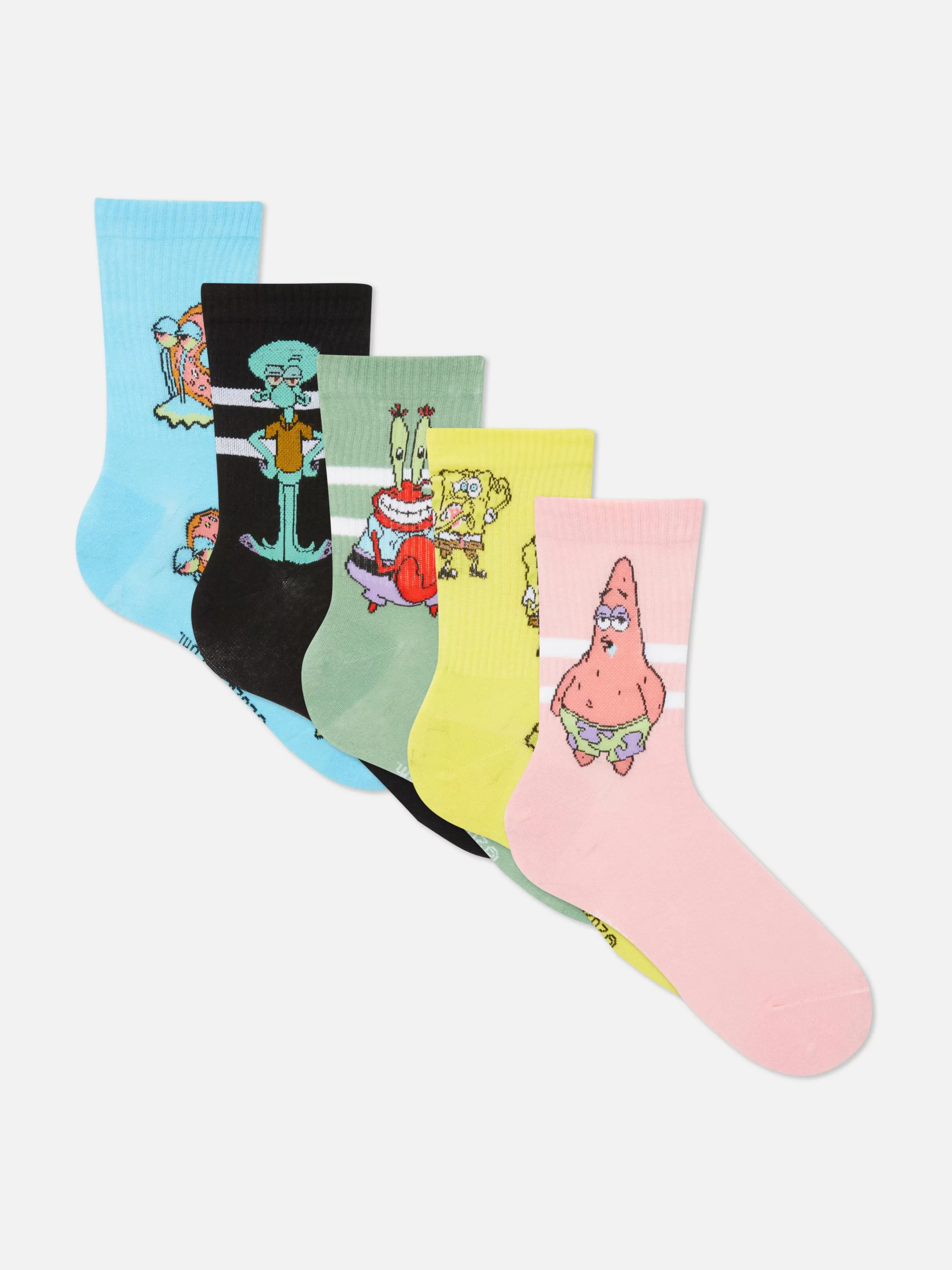 Cheap 5-Pack Men's SpongeBob SquarePants Socks Socks